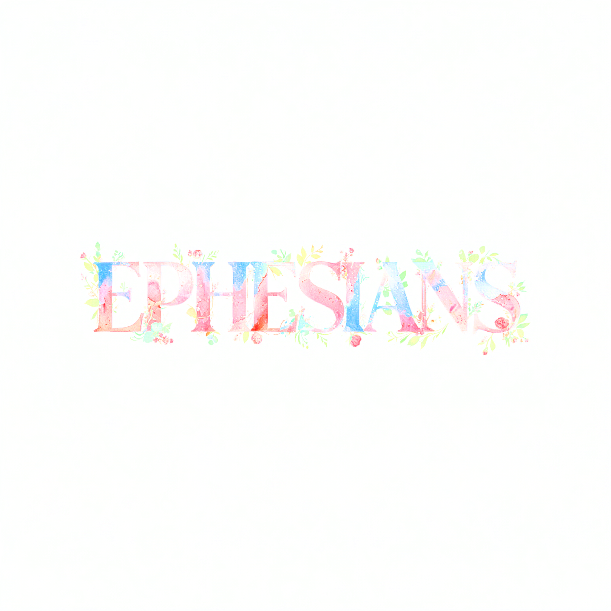 "Ephesians" — Watercolor | AI Text Effect Generator