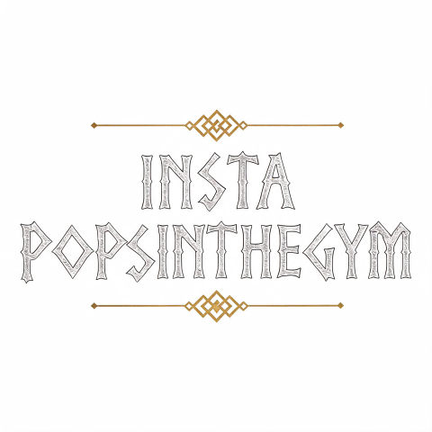 "INSTA
POPSINTHEGYM" — Diy text effect