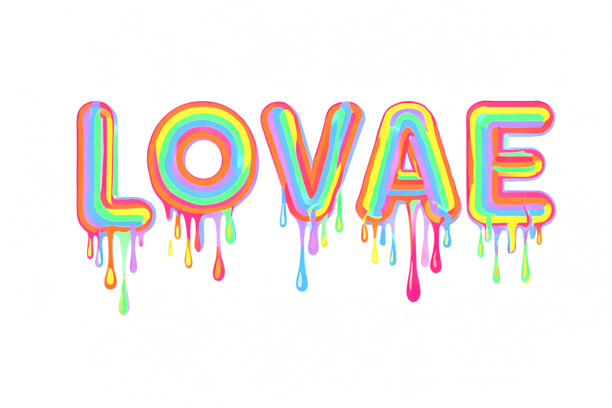 "Lovae" — Psychedelic | AI Text Effect Generator