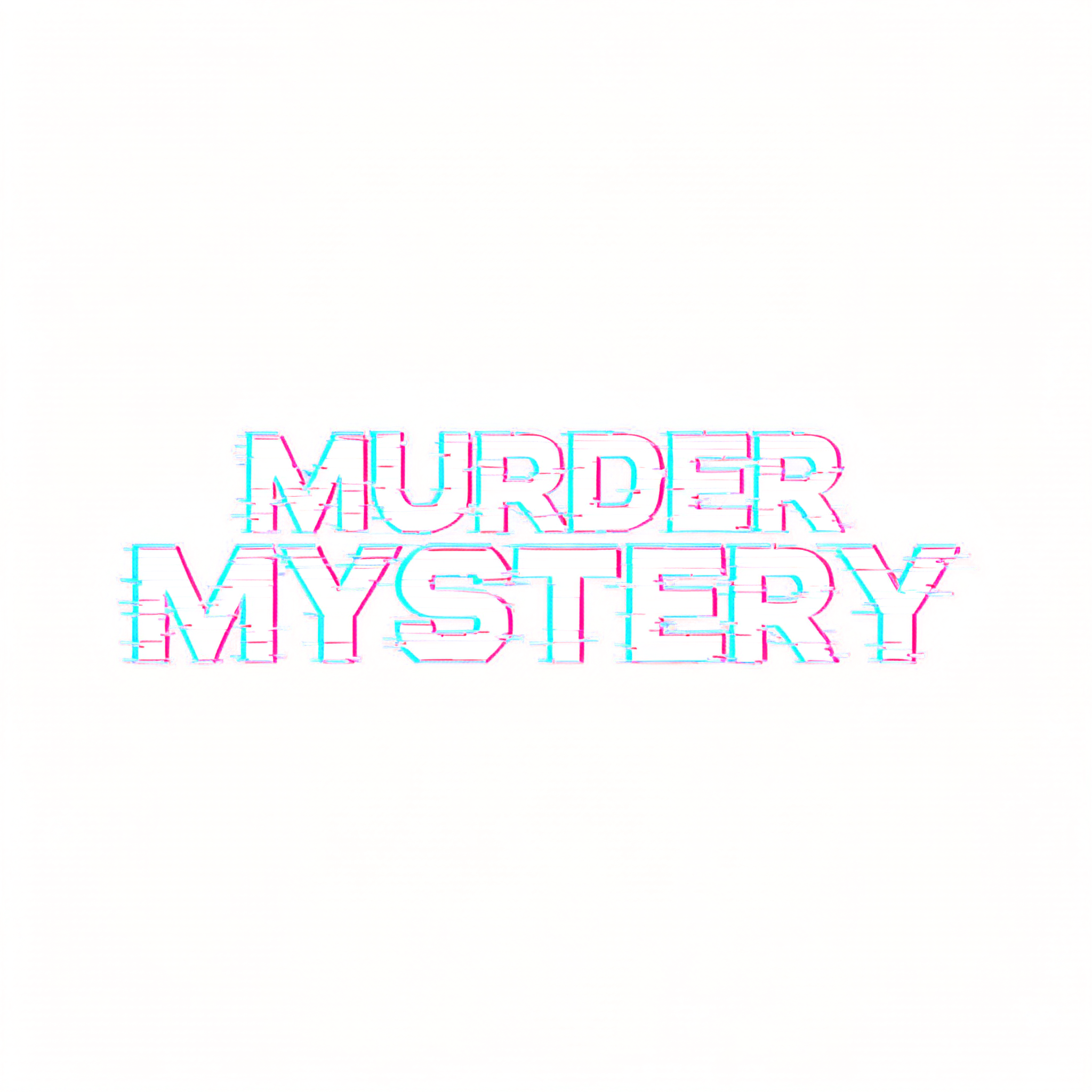 "MURDER MYSTERY" — Glitch | AI Text Effect Generator