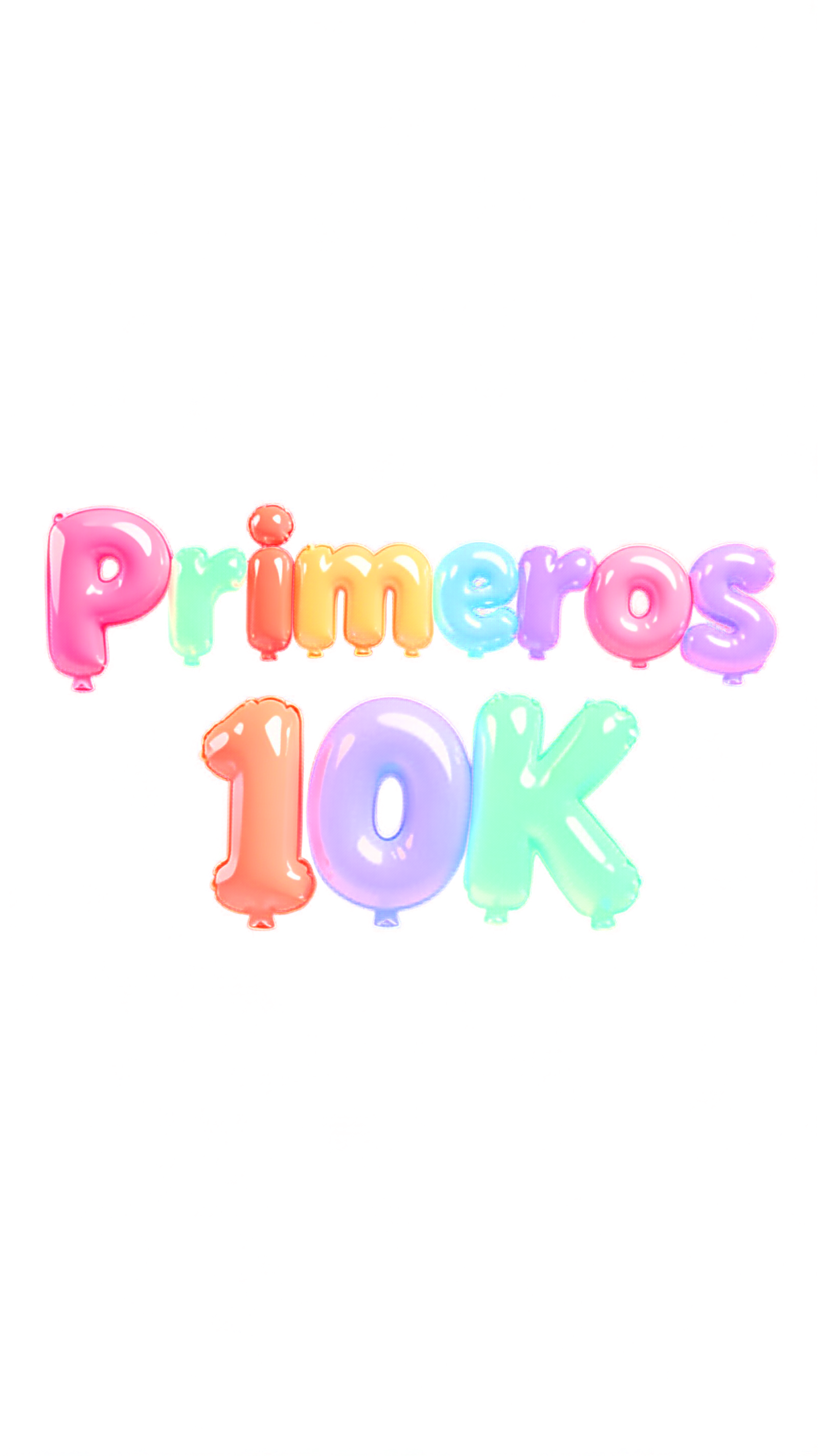 "Primeros 10K" — 3d Bold Inflated | AI Text Effect Generator