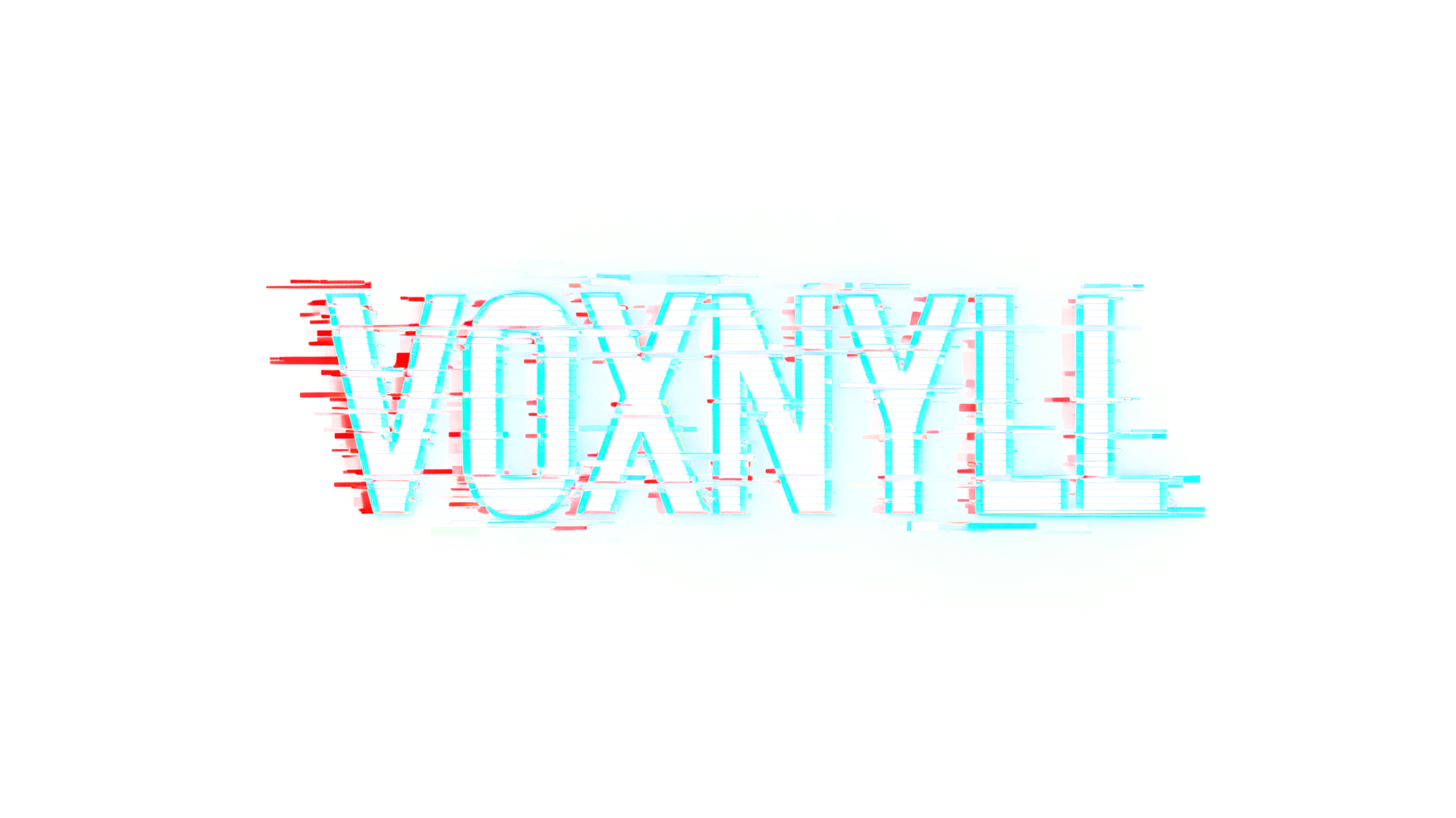"Voxnyll" — Glitch | AI Text Effect Generator