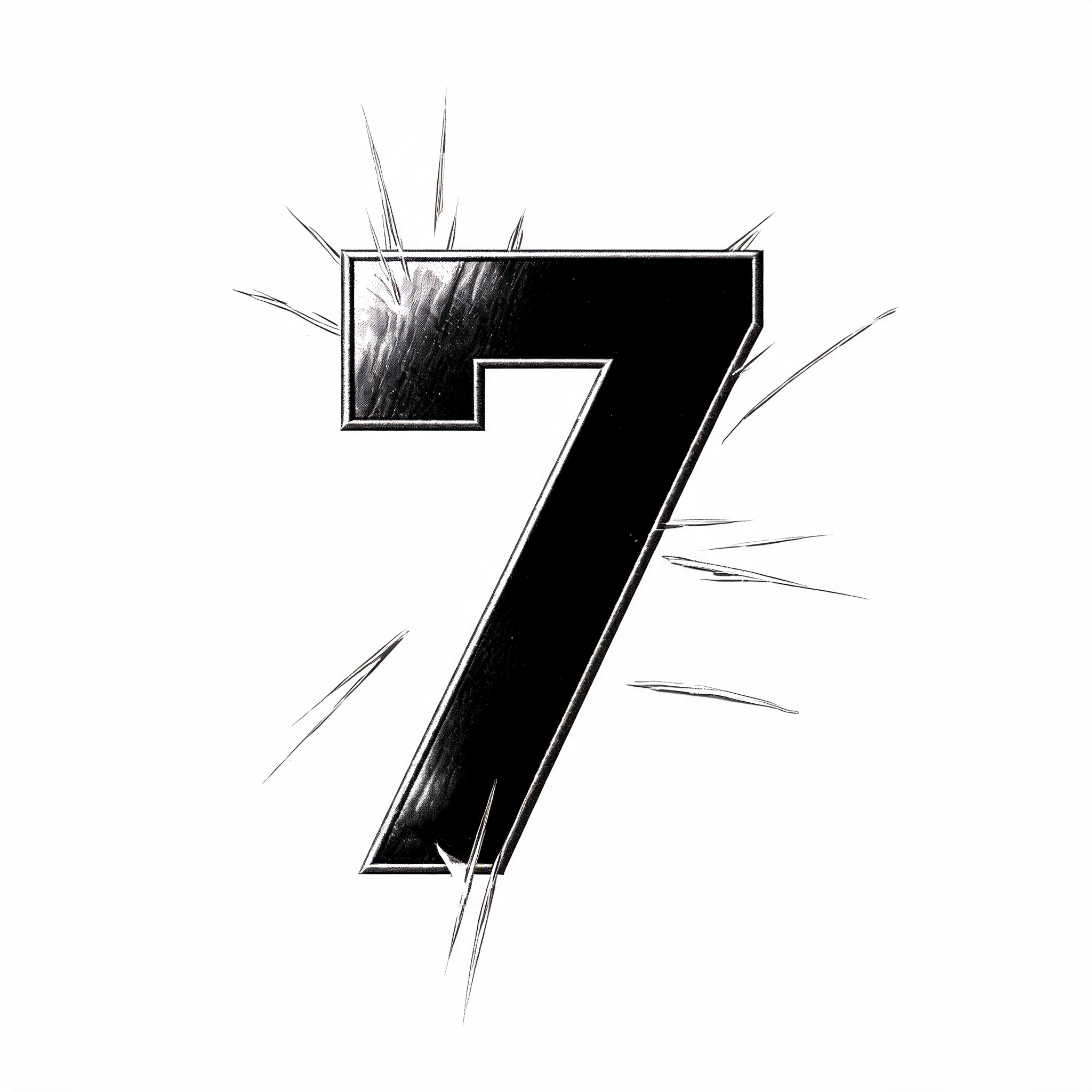 "7" — Sports | AI Text Effect Generator