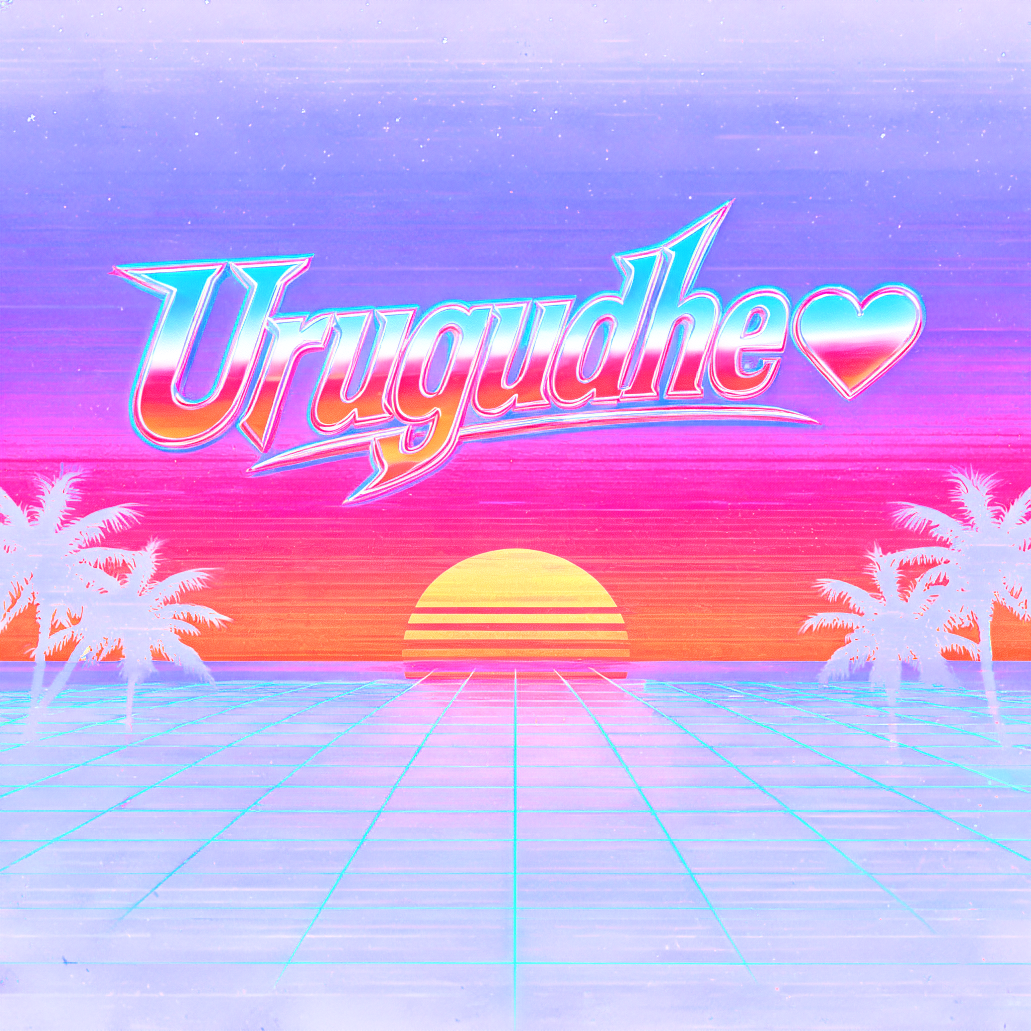 "Urugudhe❤️" — Synthwave | AI Text Effect Generator