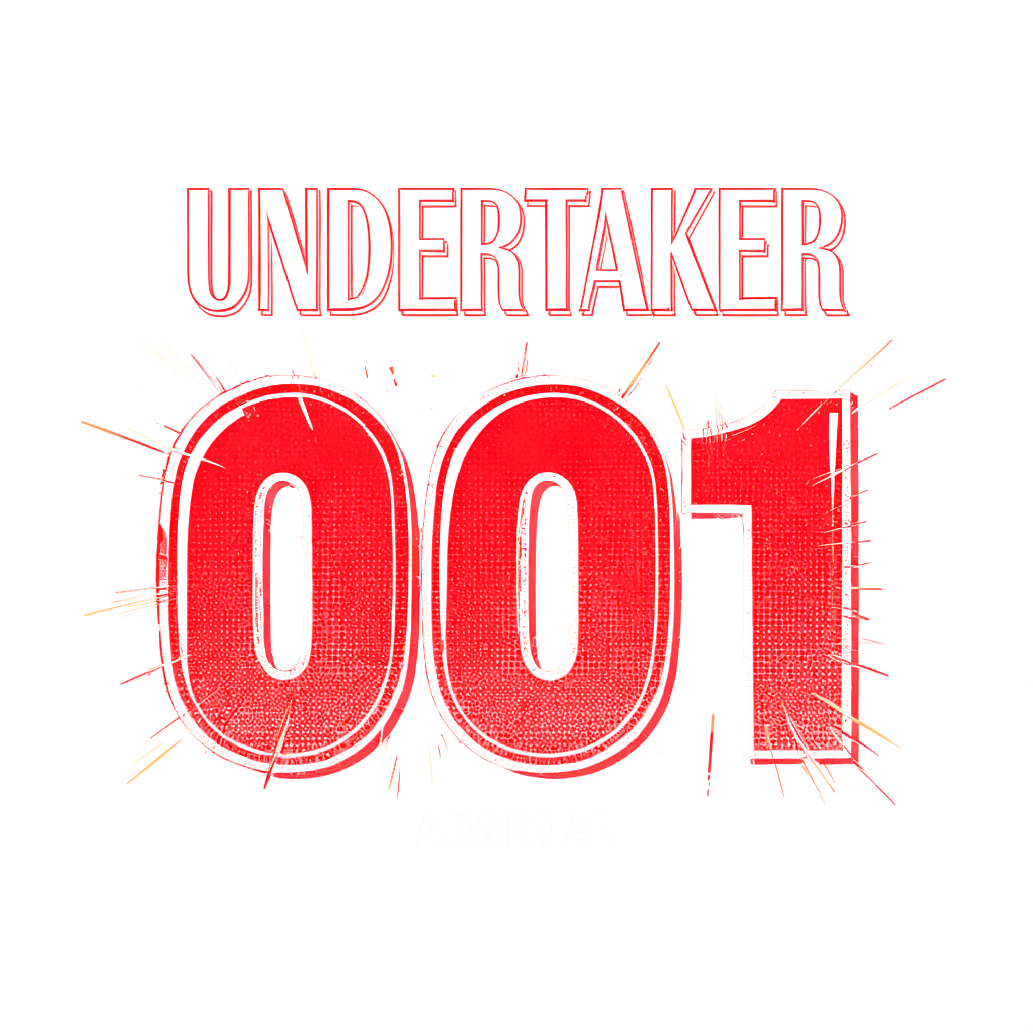 "UNDERTAKER
001
ARSENAL" — Sports | AI Text Effect Generator