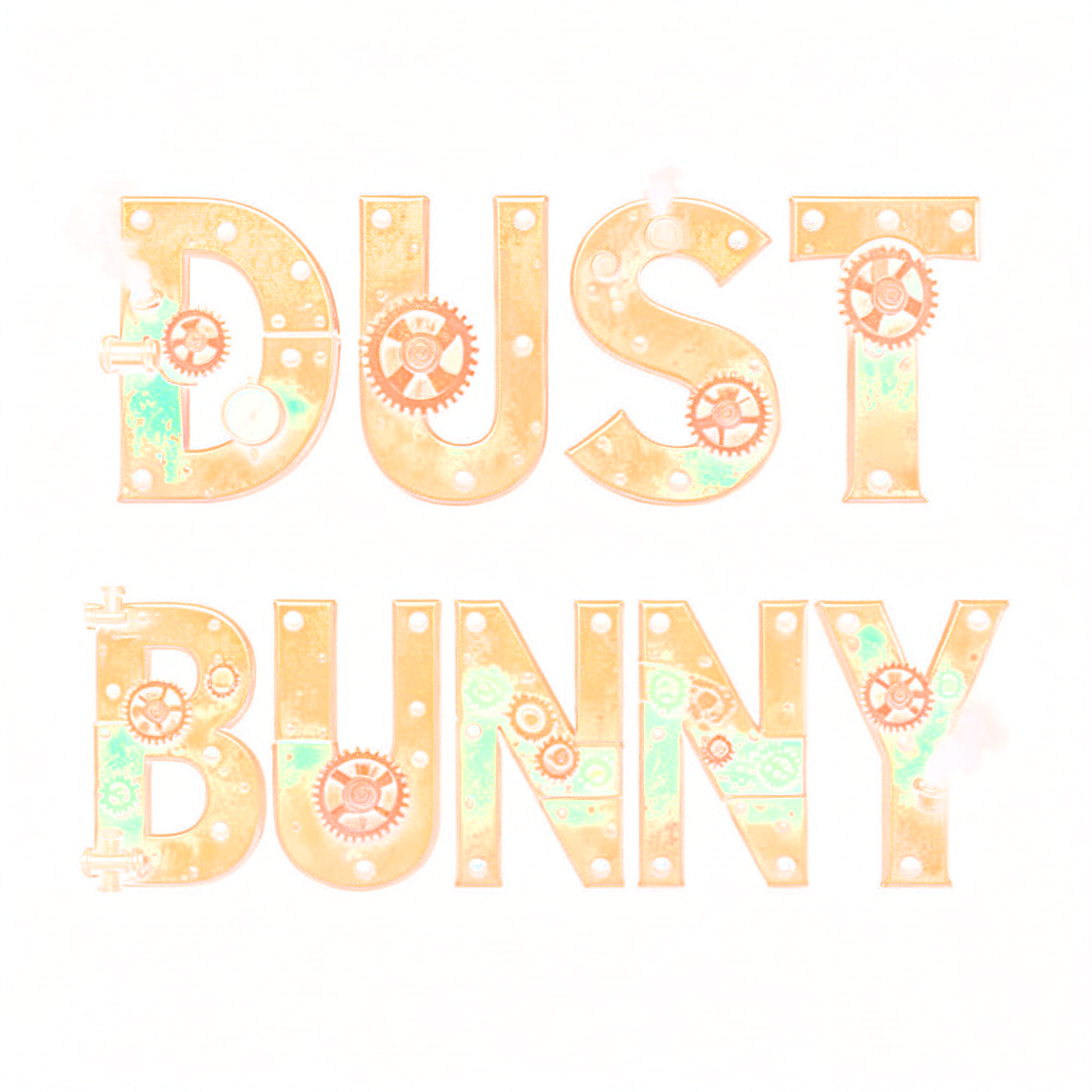 "Dust Bunny" — Steampunk text effect