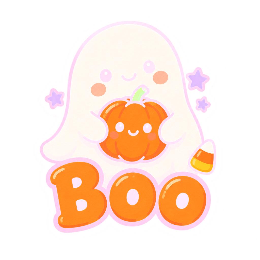 "Boo" — Cute Halloween | AI Text Effect Generator