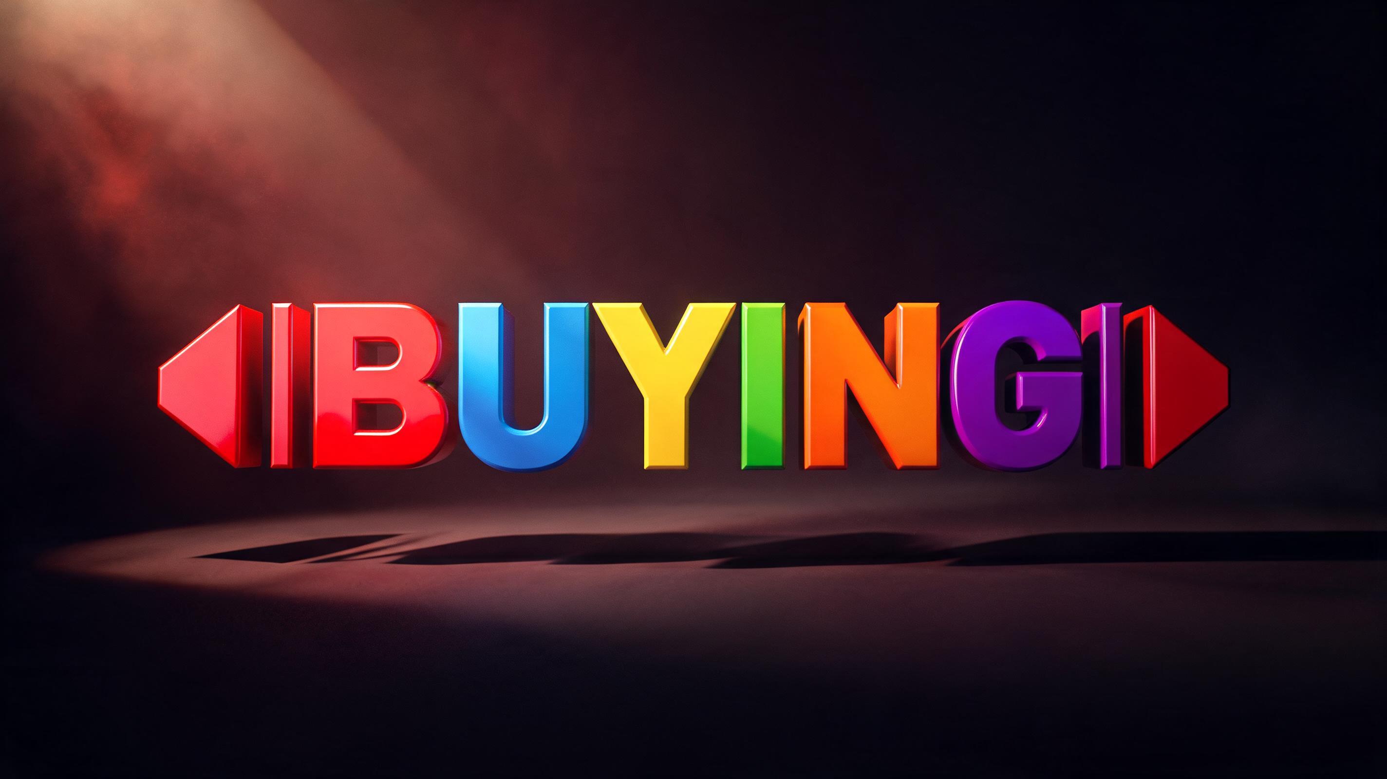 "◢|BUYING|◣" — 3d Bold | AI Text Effect Generator