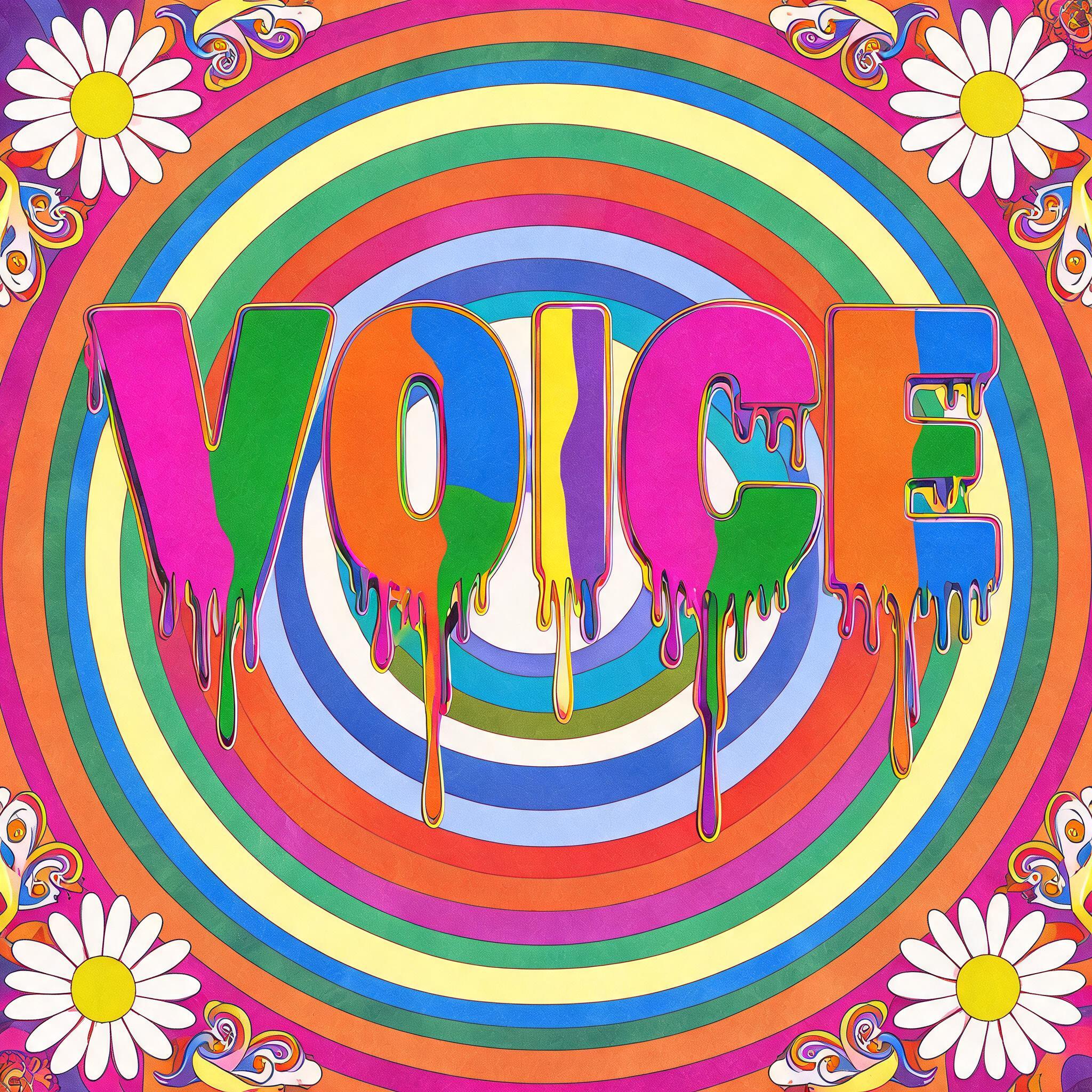 "Voice" — Psychedelic | AI Text Effect Generator