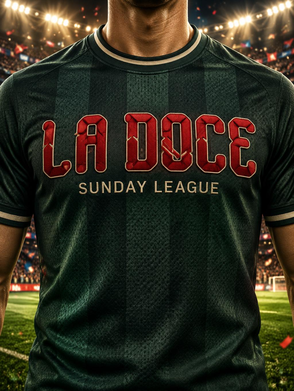 "LA DOCE
SUNDAY LEAGUE" — Sports Football | AI Text Effect Generator