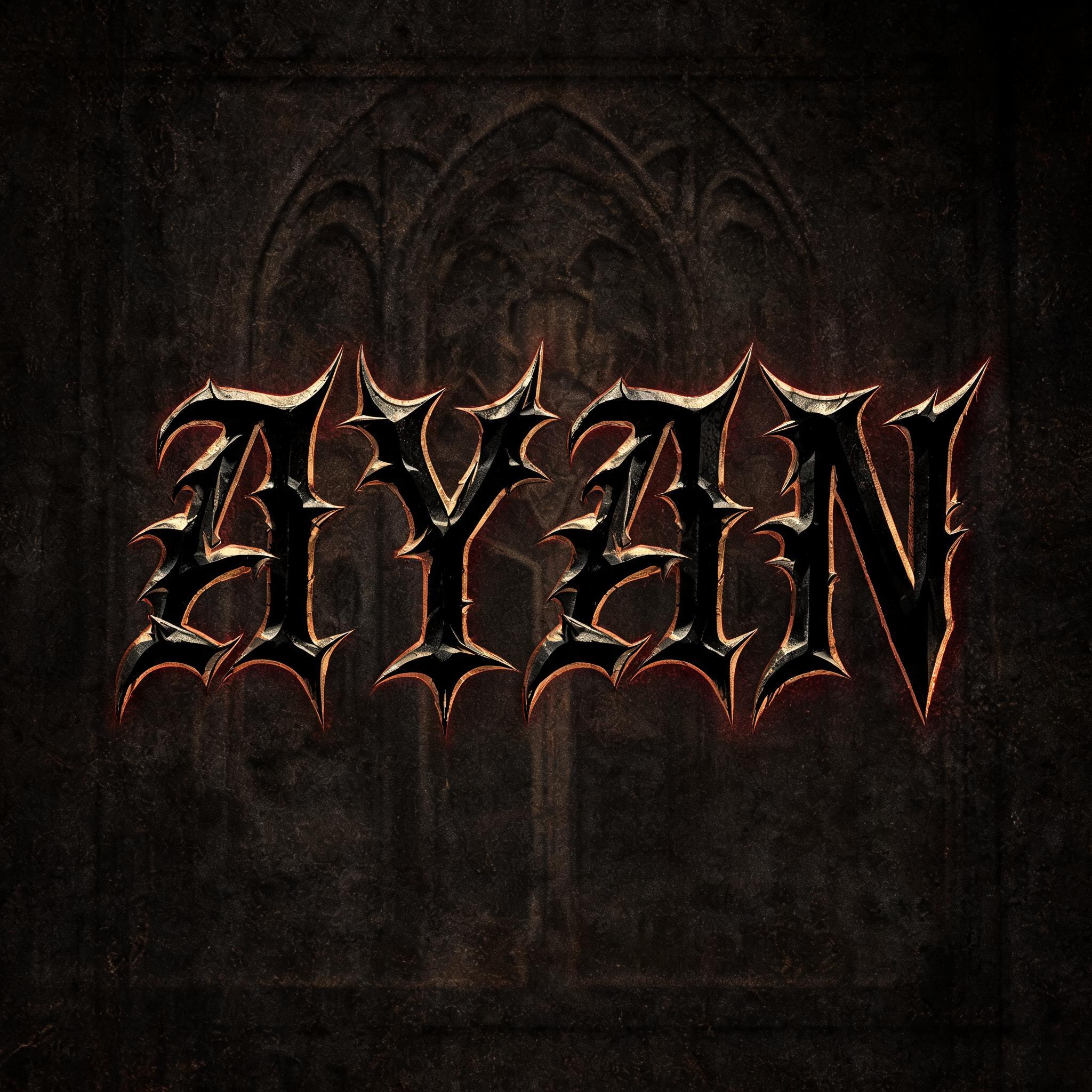 "Ayan" — Gothic Font | AI Text Effect Generator