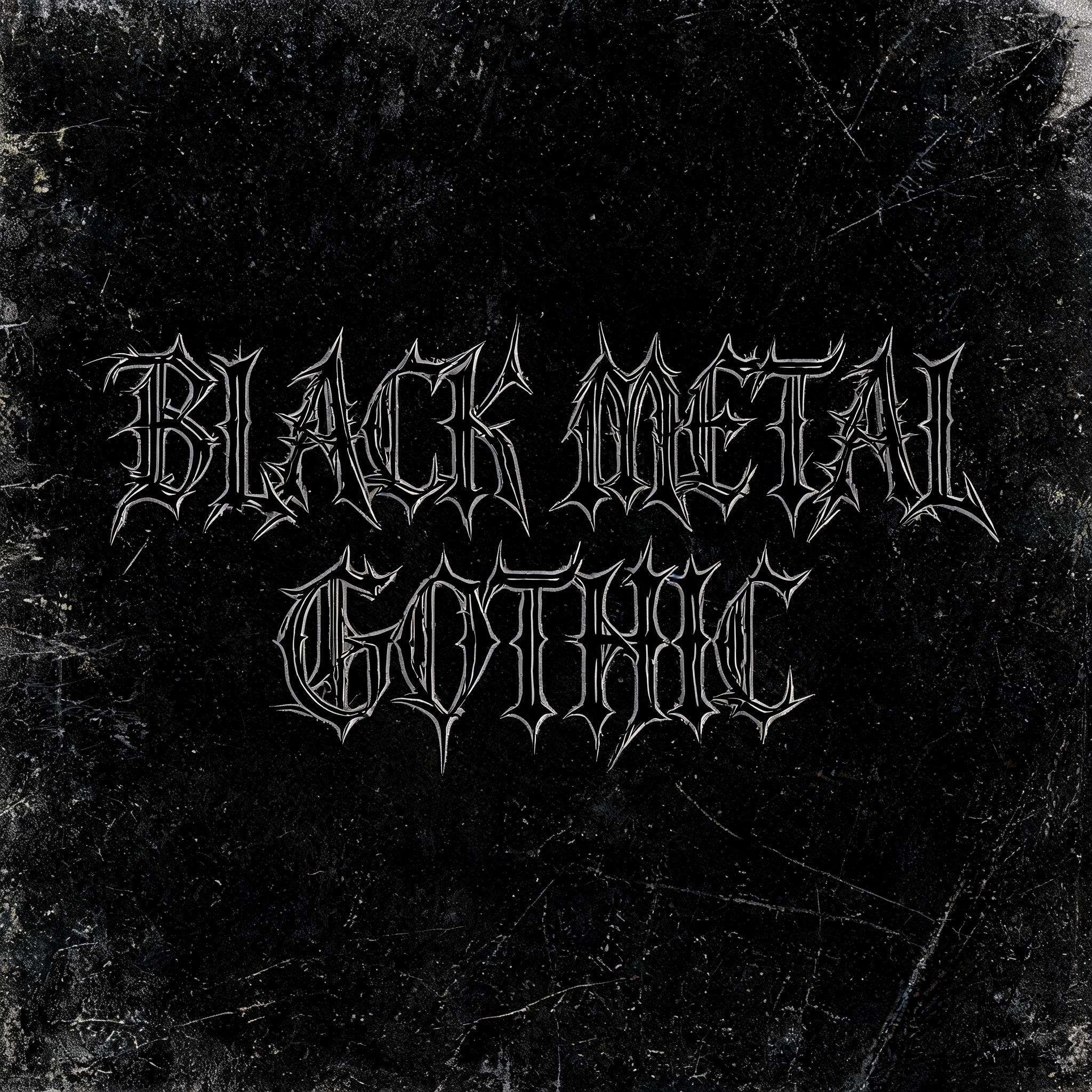 "Black Metal Gothic" — Gothic Font | AI Text Effect Generator