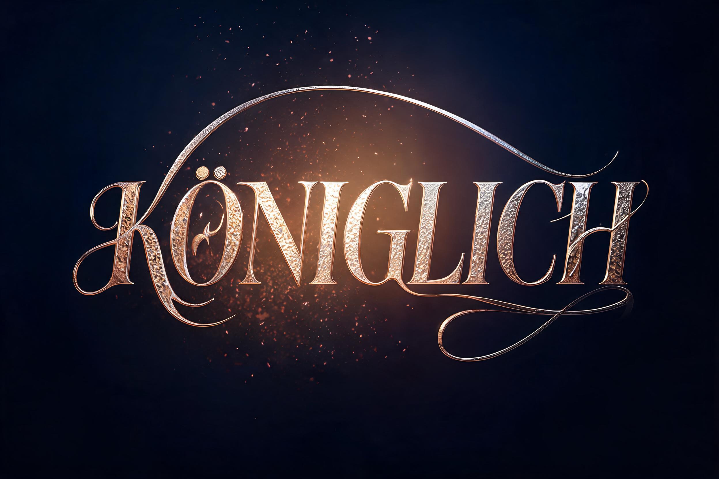 "Königlich" — Fairy Tale | AI Text Effect Generator