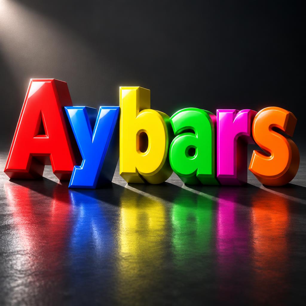 "Aybars" — 3d Bold | AI Text Effect Generator