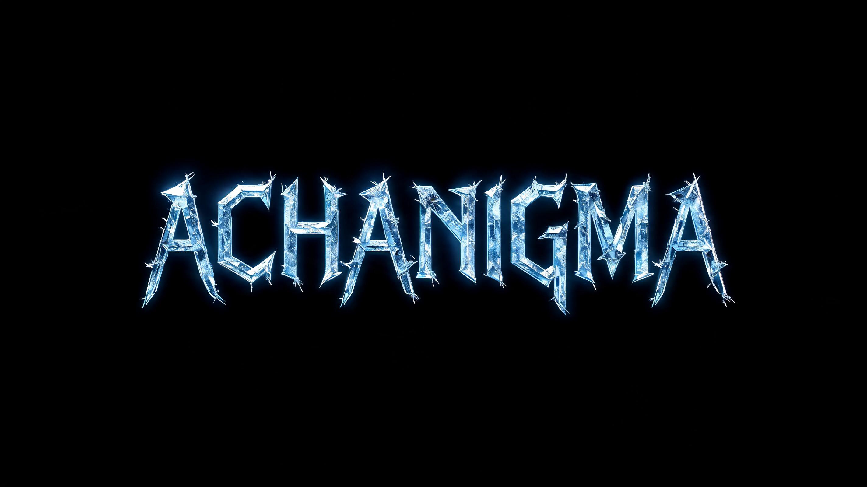 "ACHANIGMA" — Viking Runic | AI Text Effect Generator