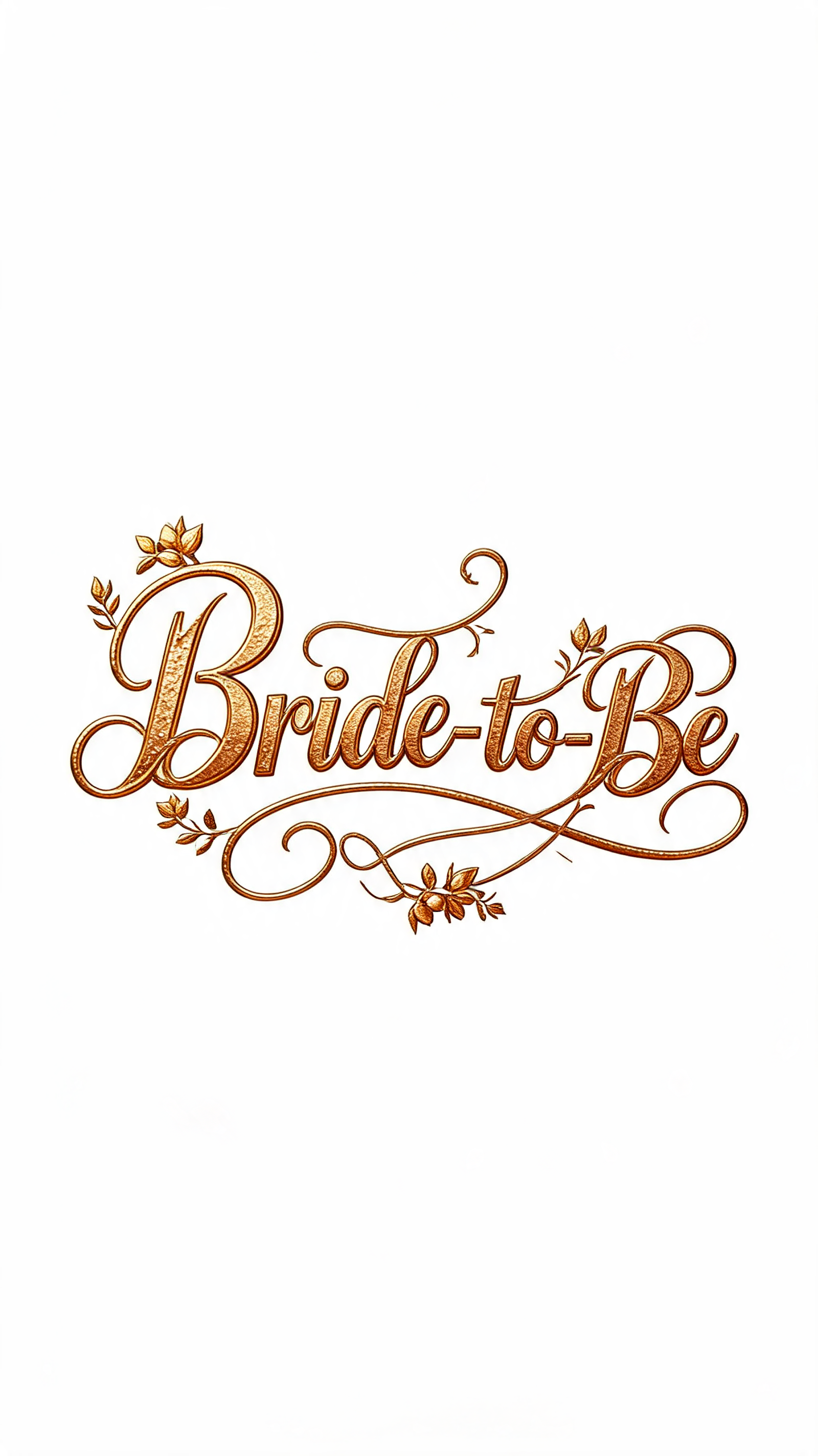 "Bride - to - Be" — Luxury Gold | AI Text Effect Generator