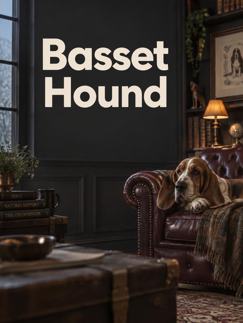 "Basset Hound" —  | AI Text Effect Generator