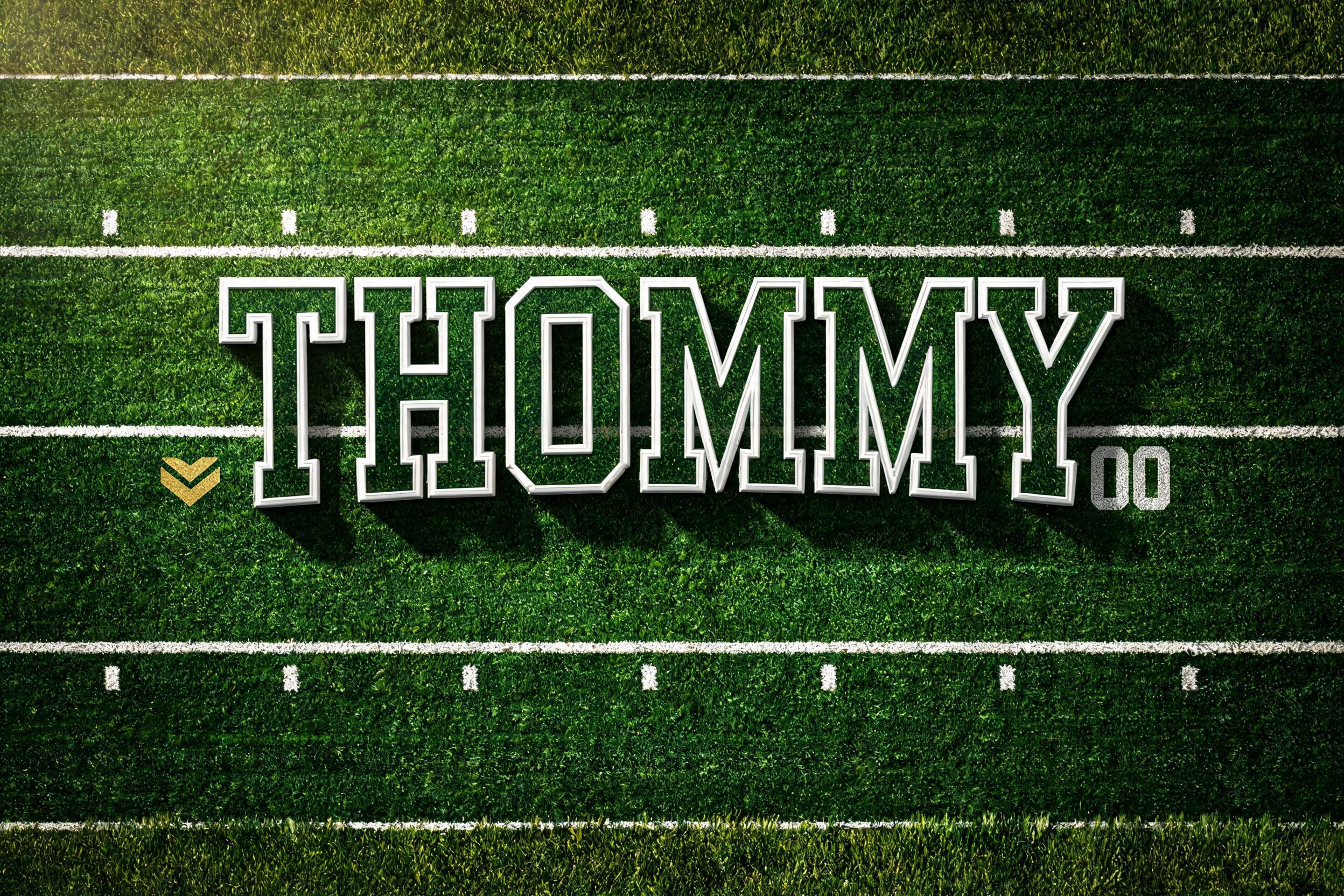 "THOMMY" —  | AI Text Effect Generator