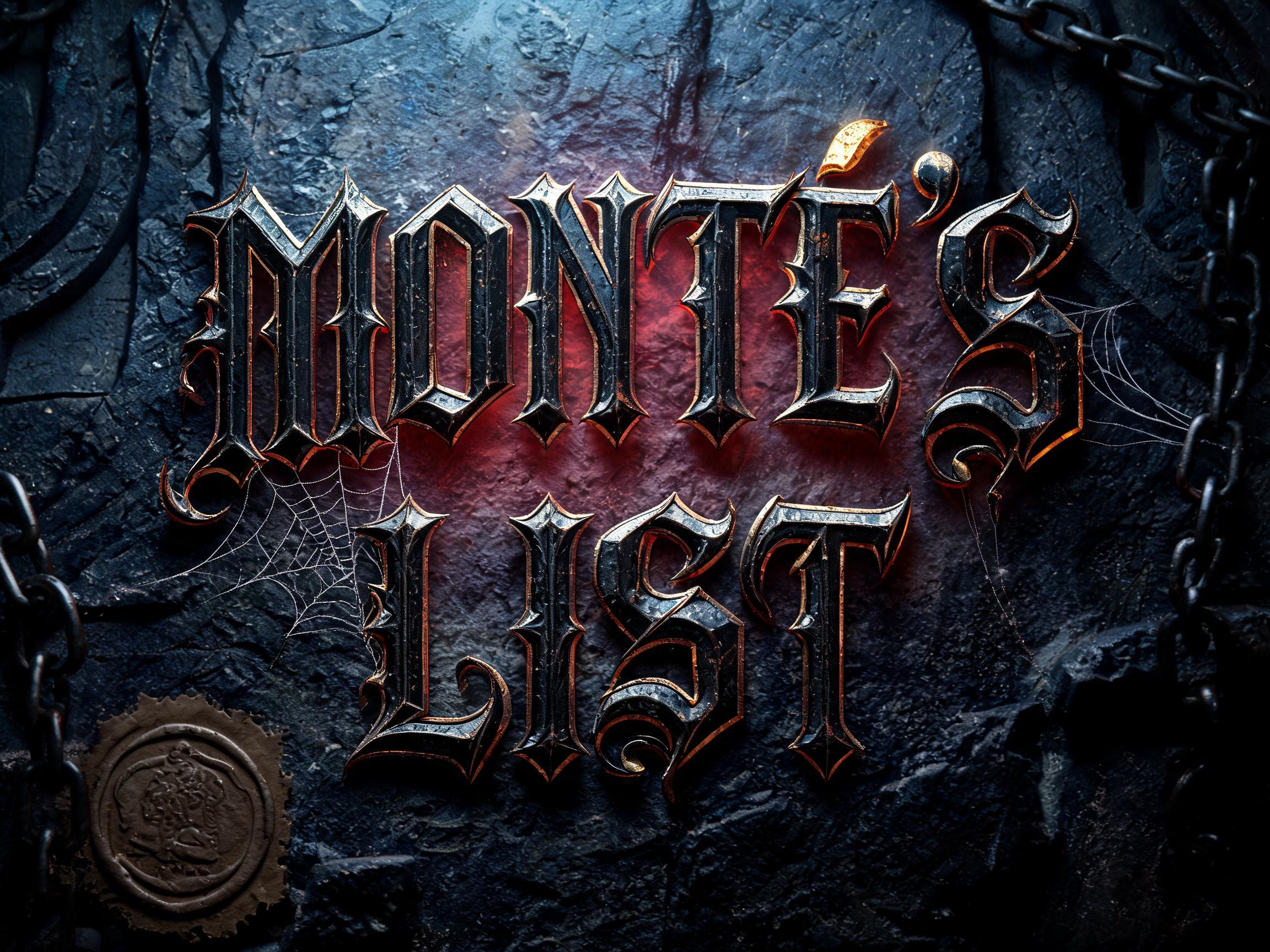 MONTÉ'S LIST