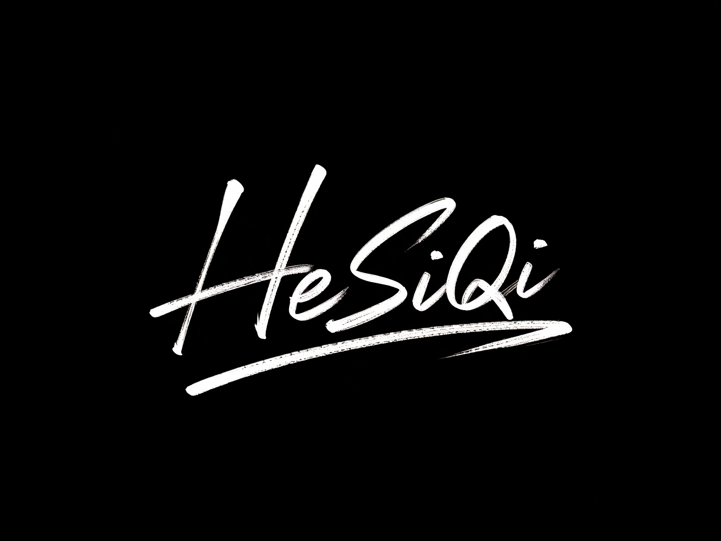 "HeSiQi" —  | AI Text Effect Generator