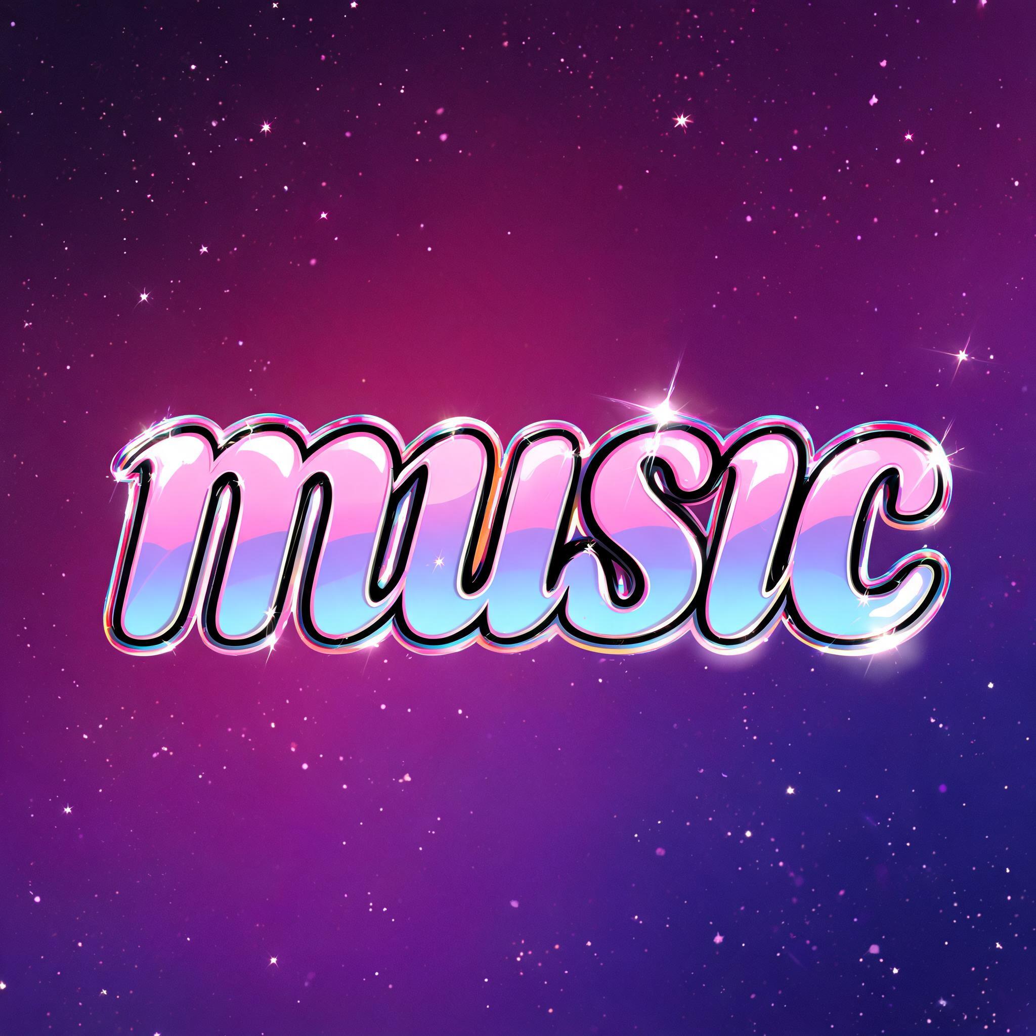 "music" — Anime | AI Text Effect Generator