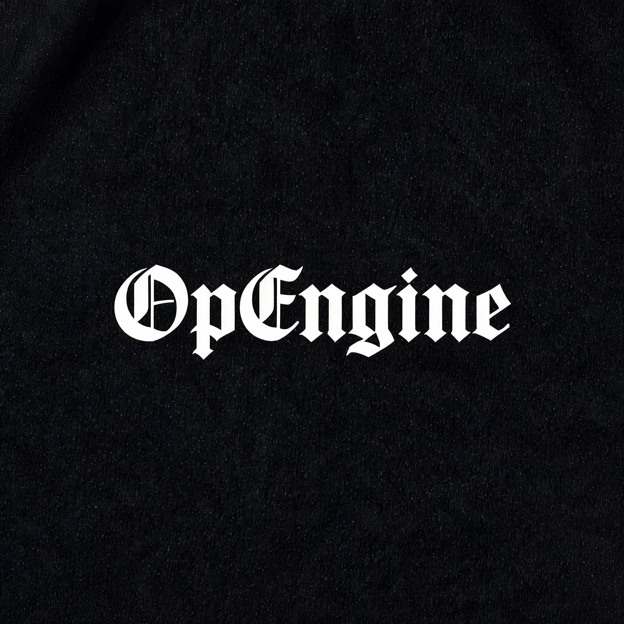 "OpEngine" — Gothic Font | AI Text Effect Generator