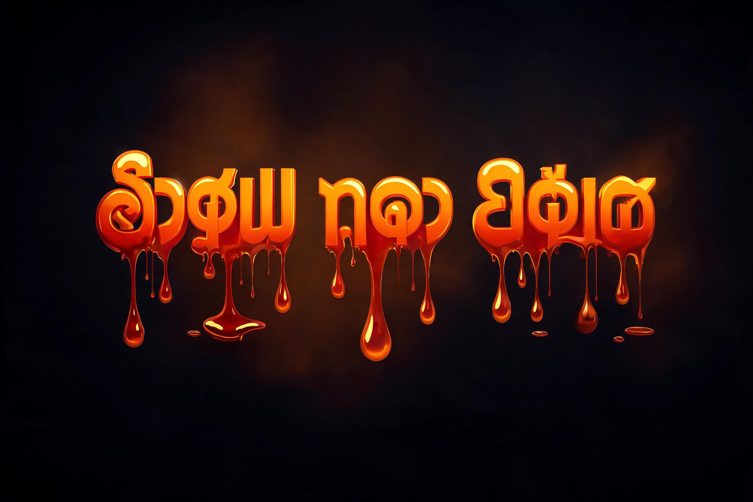 "ድቁሴ የቀን እቁብ " — Drip Font Melting | AI Text Effect Generator
