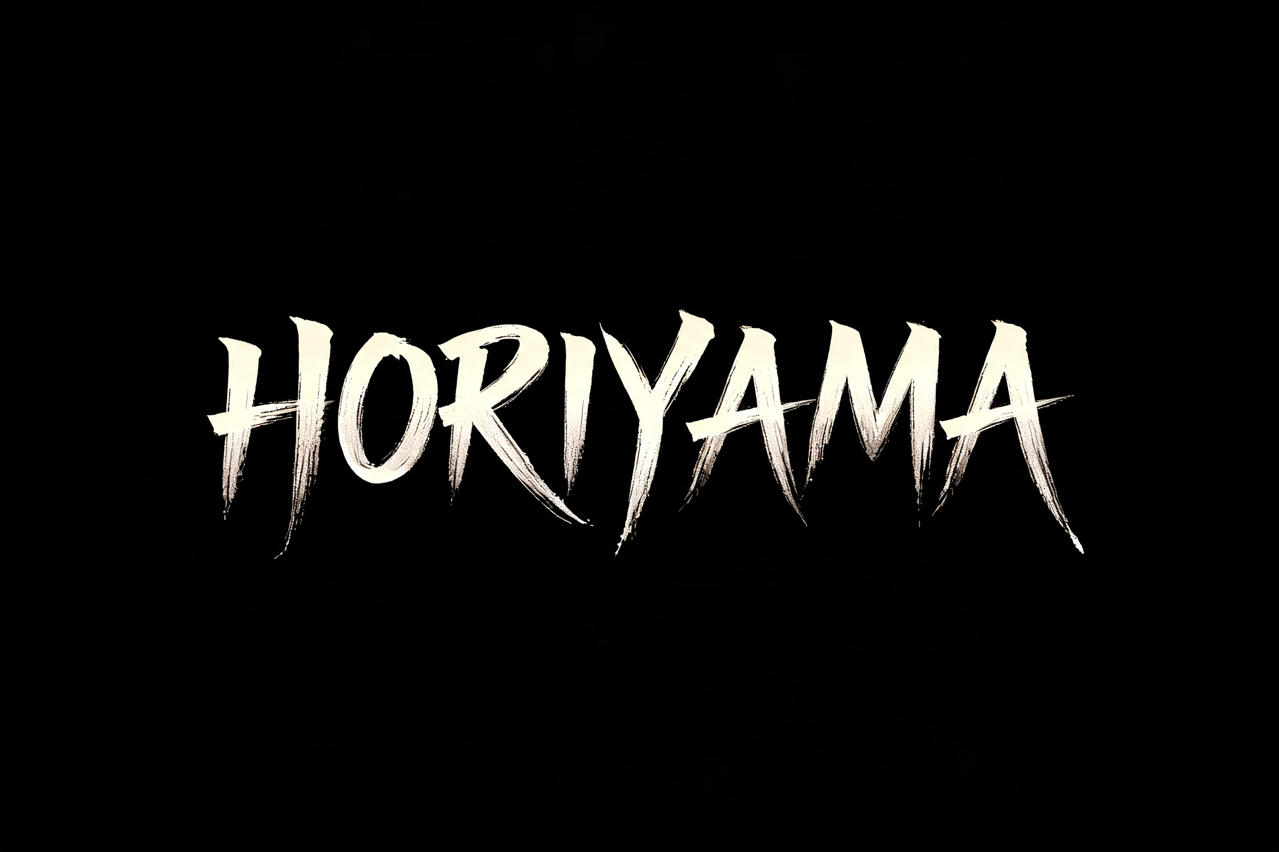 "HORIYAMA" — Brush Japanese Ink | AI Text Effect Generator