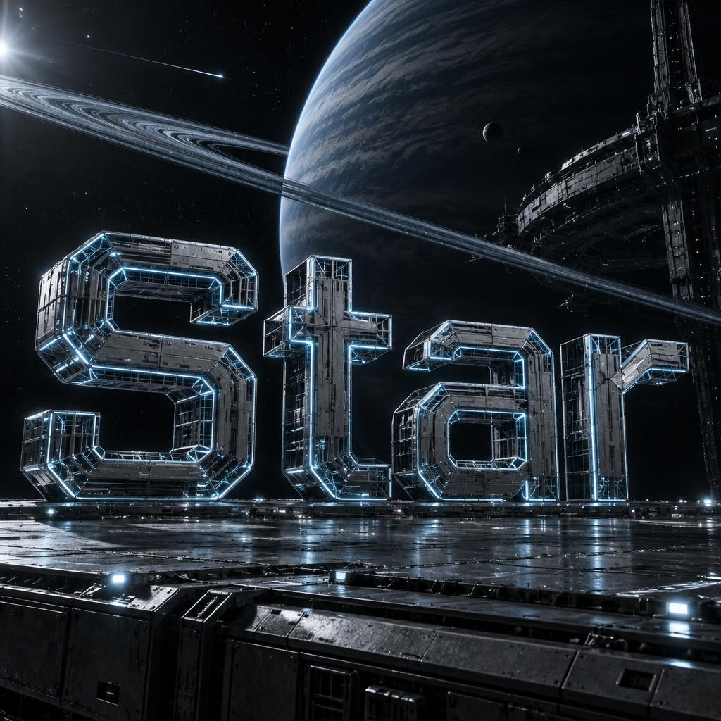 "Star" — Cinematic Scifi | AI Text Effect Generator