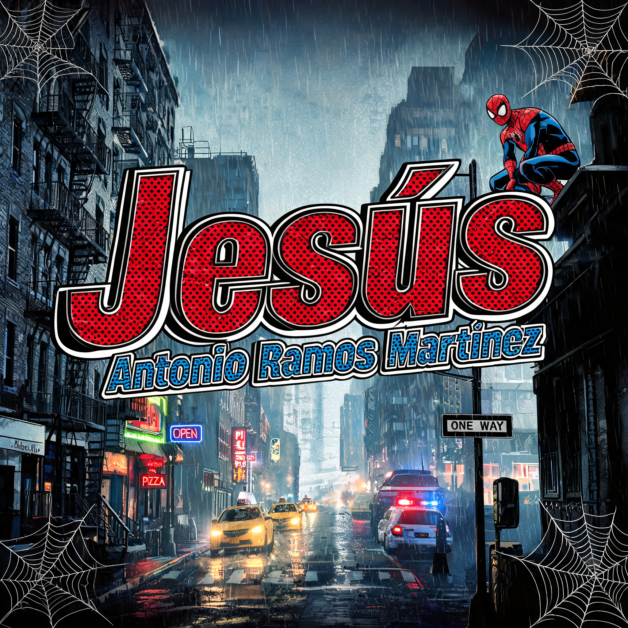 "Jesús 
Antonio Ramos Martínez" — Spider Hero | AI Text Effect Generator