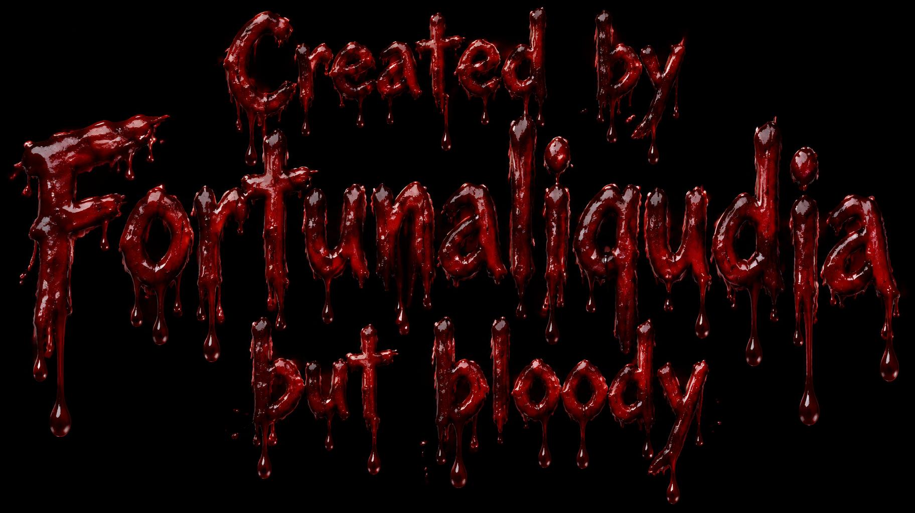 "Created by Fortunaliqudia but bloody" — Drip Font Blood | AI Text Effect Generator