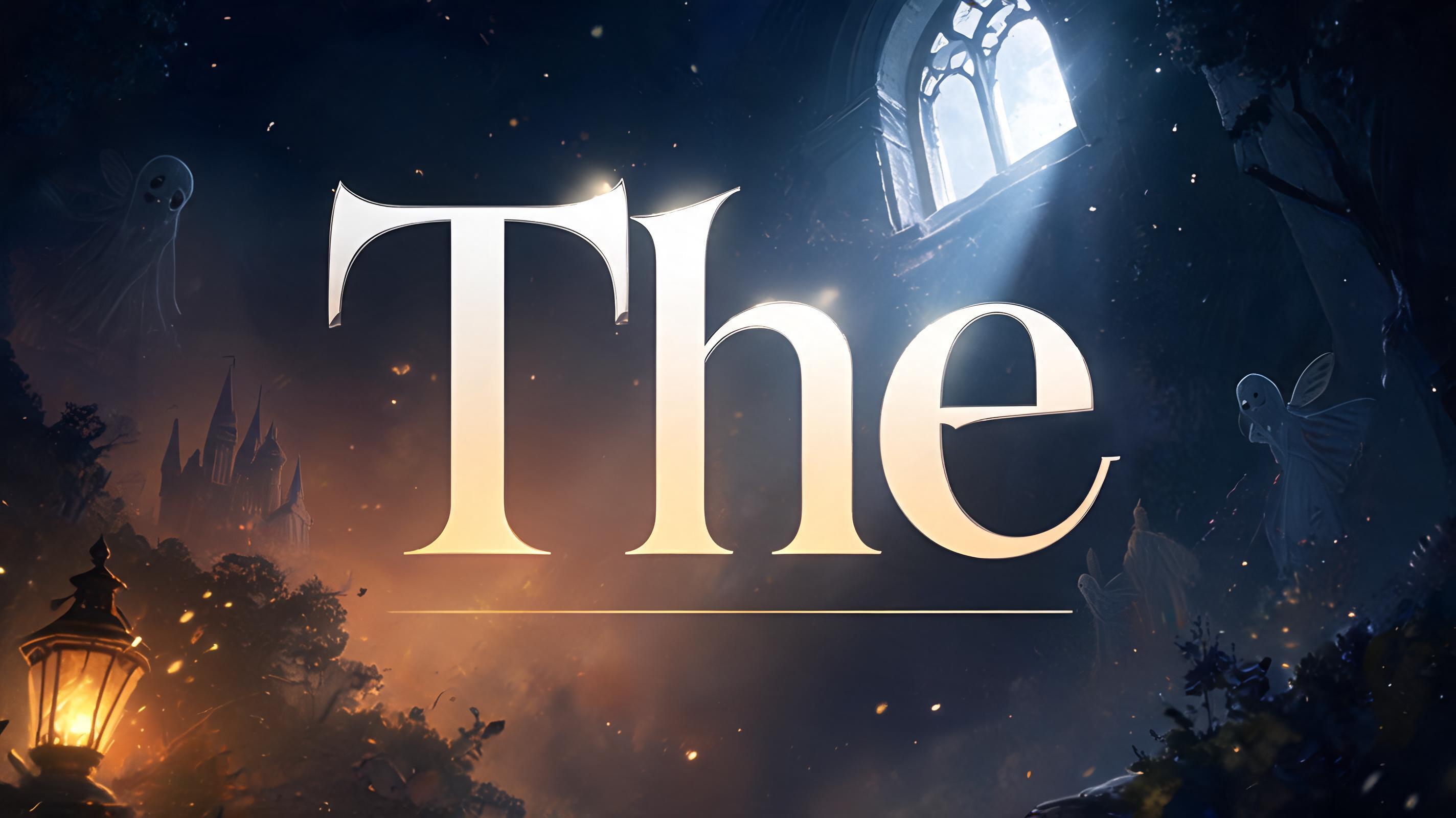 "THe" — Fairy Tale | AI Text Effect Generator