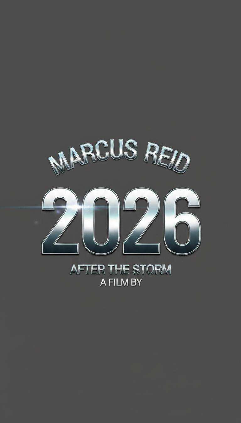 "AFTER THE STORM
A Film by Marcus Reid
2026" — Cinematic Netflix | AI Text Effect Generator