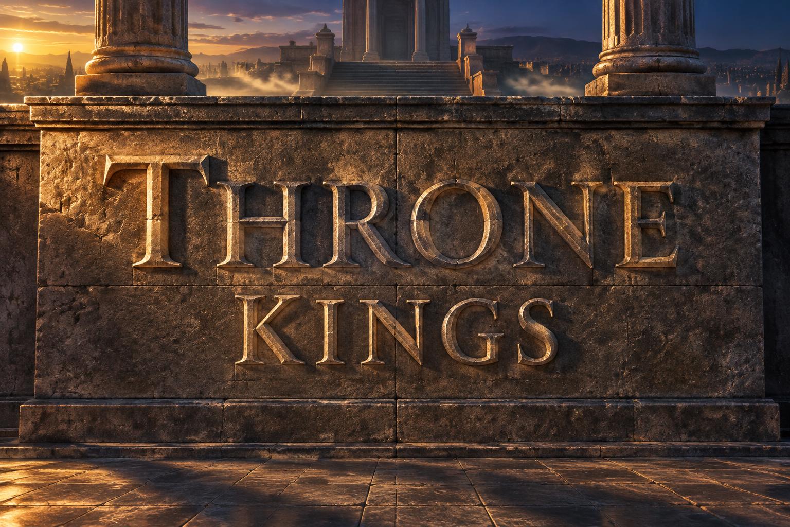 "Throne kings" —  | AI Text Effect Generator