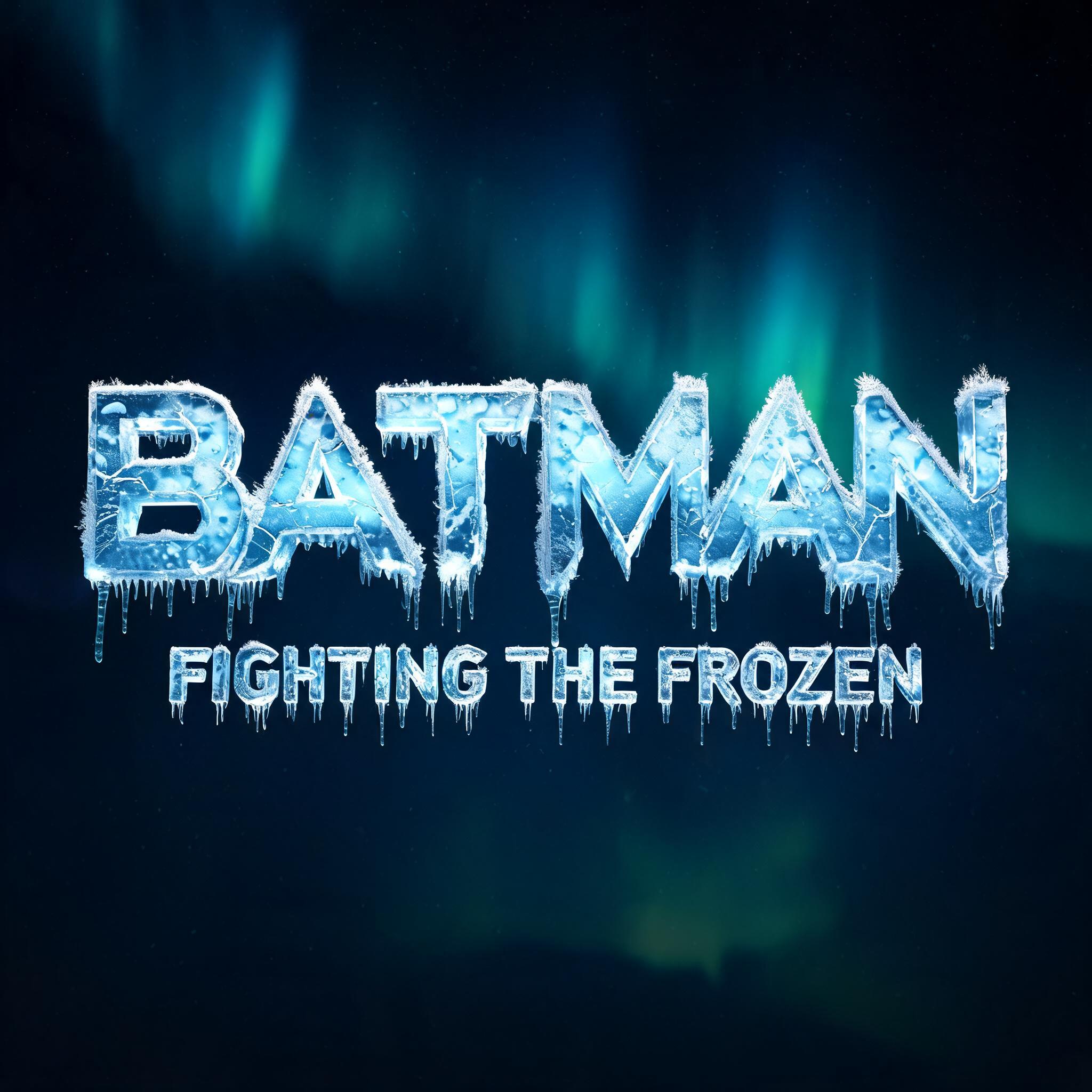 "Batman 
Fighting The Frozen" — Glass Frozen | AI Text Effect Generator