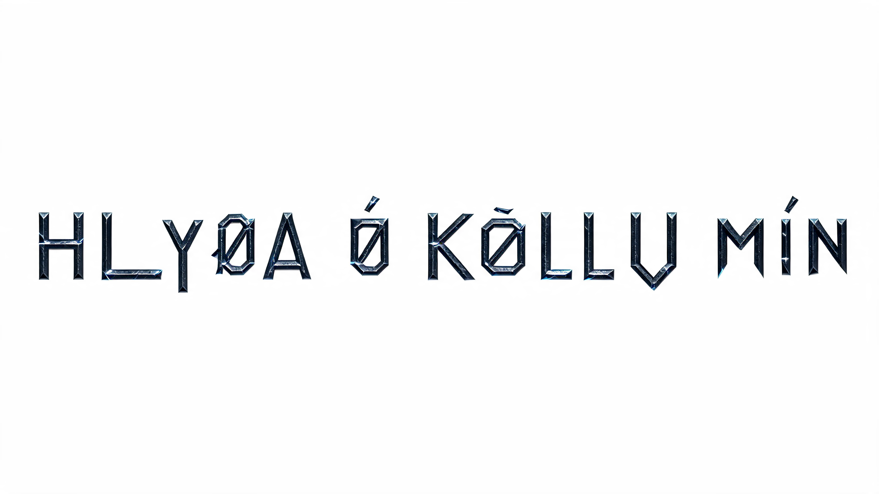 "ᚺᛚýðᚨ á ᚲöᛚᛚᚢᚾ ᛗíᚾ" — Viking Runic | AI Text Effect Generator