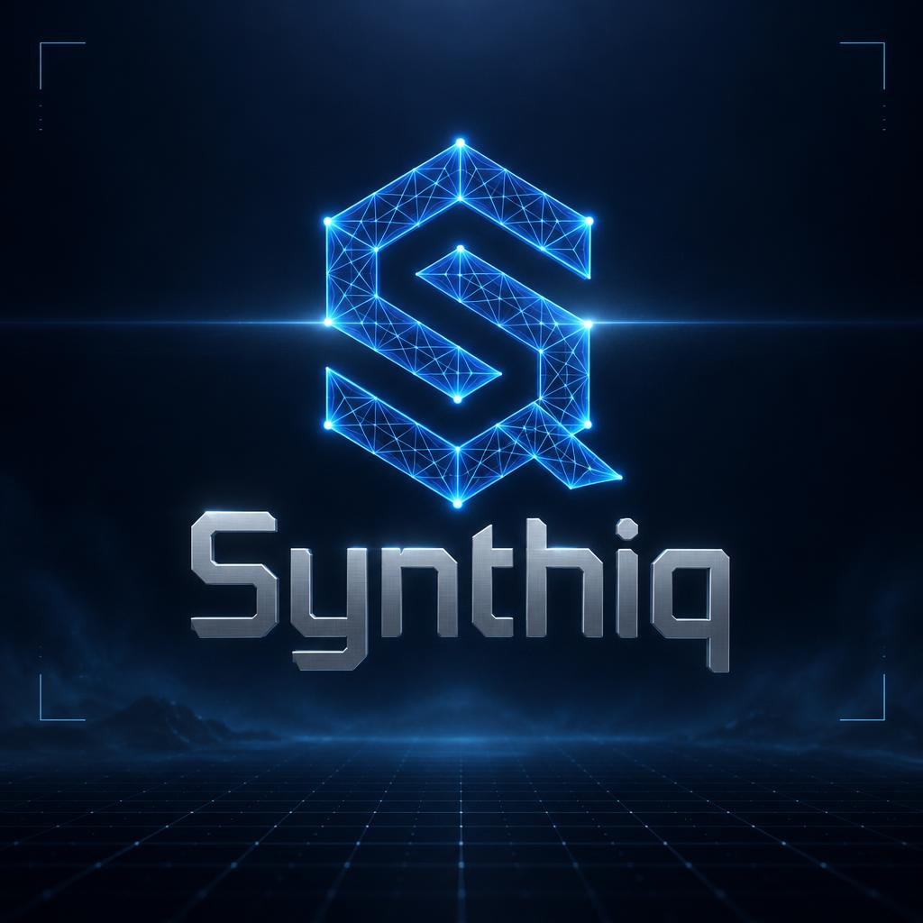 "Synthiq" — Futuristic | AI Text Effect Generator
