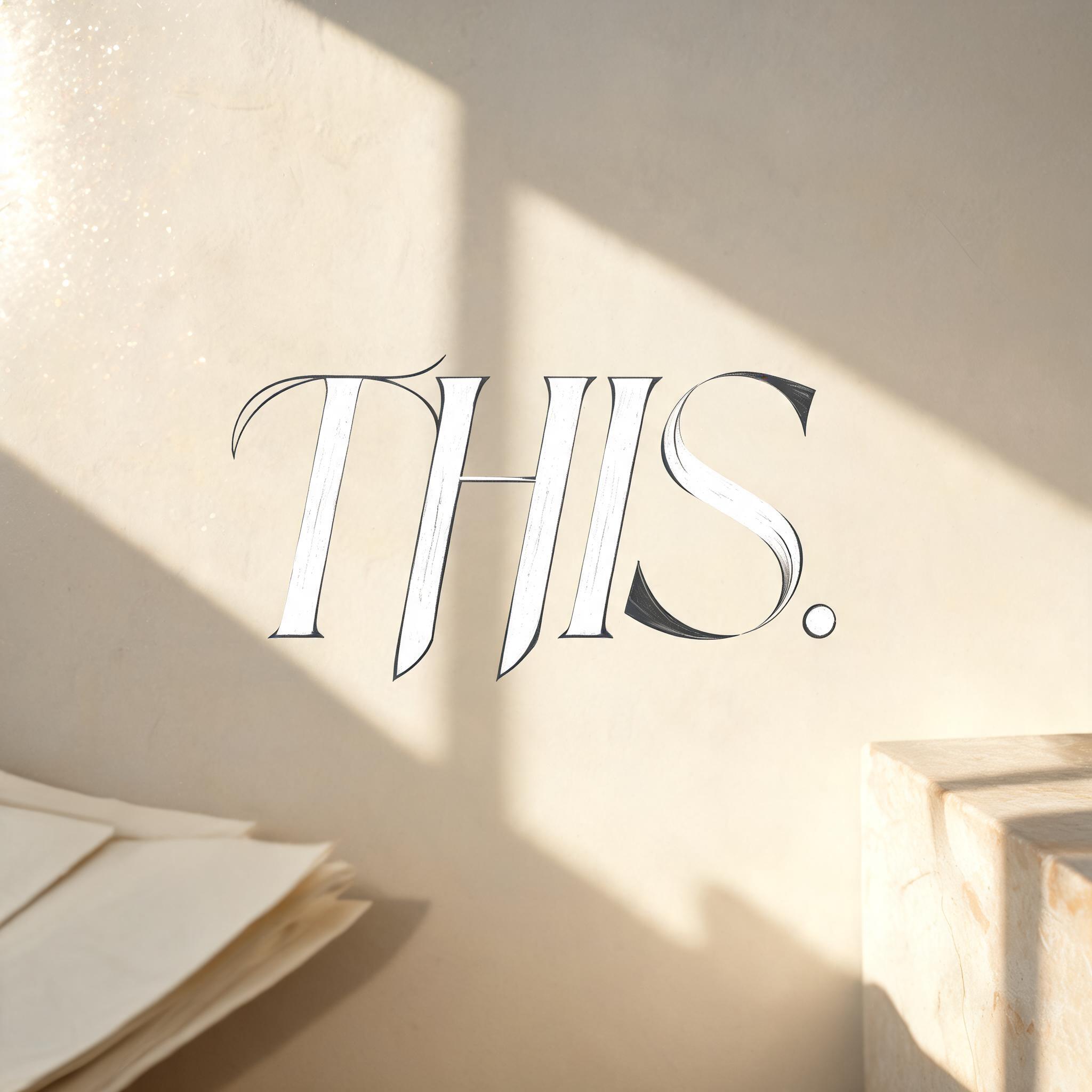 "THIS." —  | AI Text Effect Generator