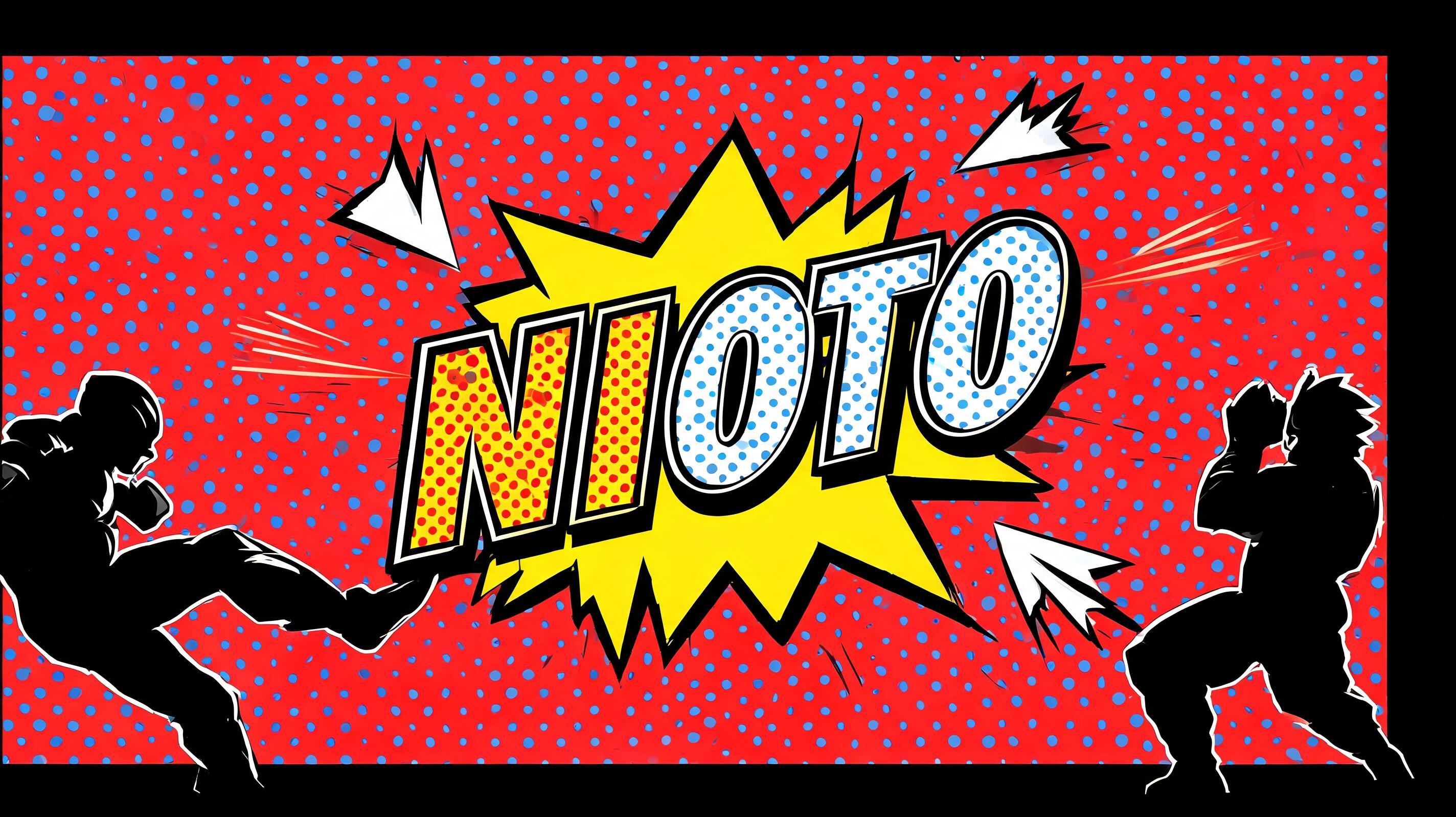 "NIOTO" — Pop Art | AI Text Effect Generator