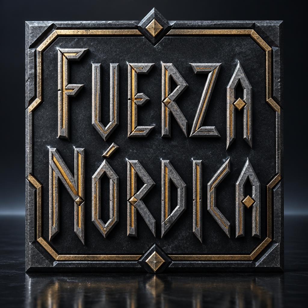 "Fuerza Nórdica" — Viking Runic text effect