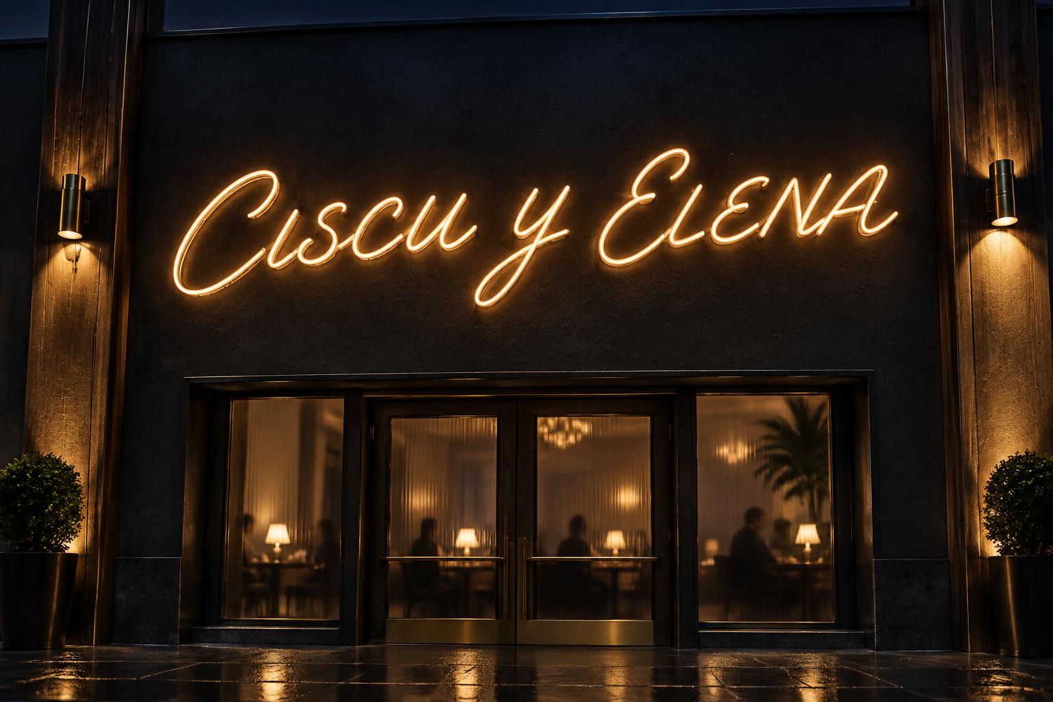 "CISCU Y ELENA" —  | AI Text Effect Generator