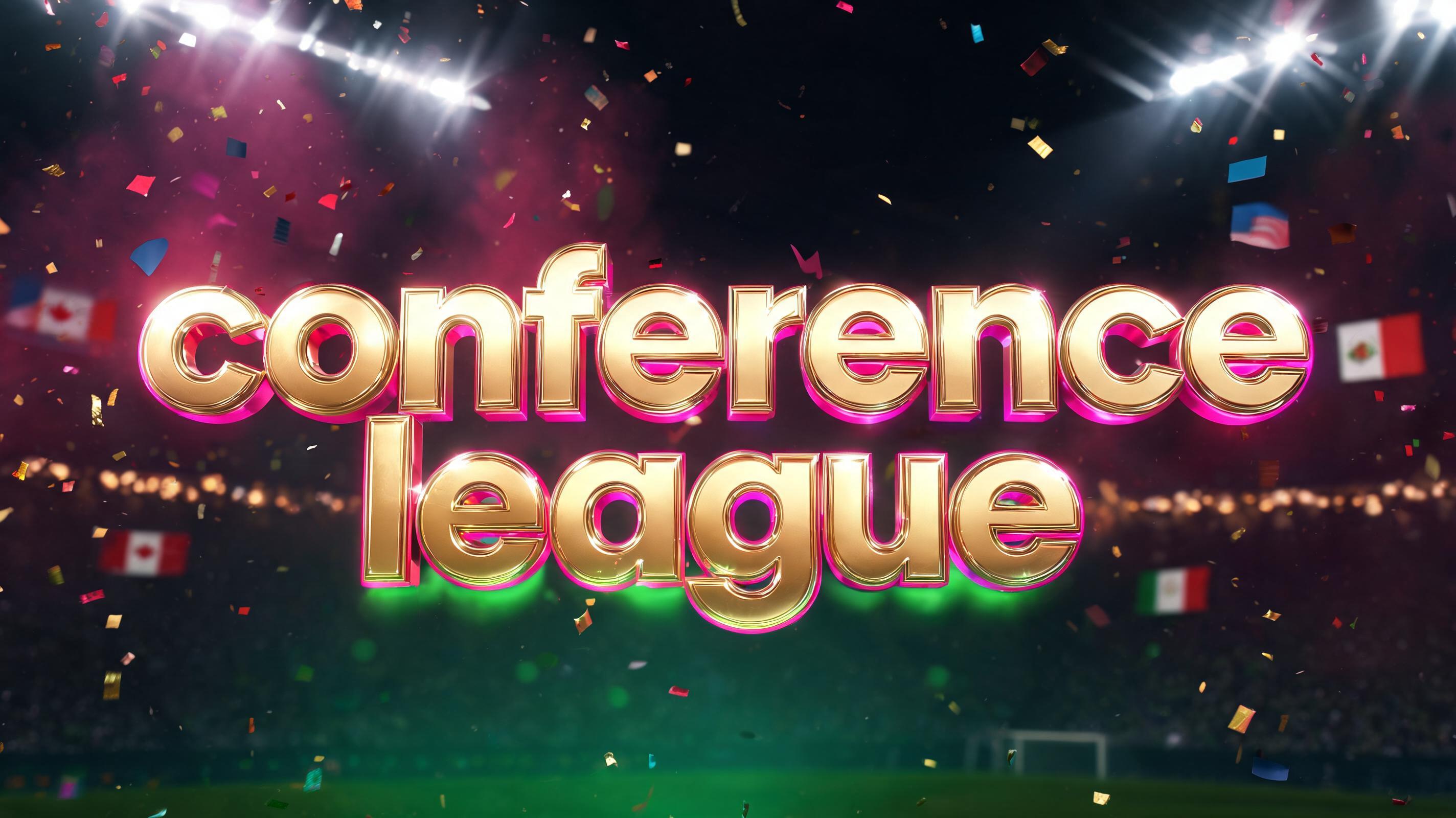 "conference league" — Sports Football | AI Text Effect Generator