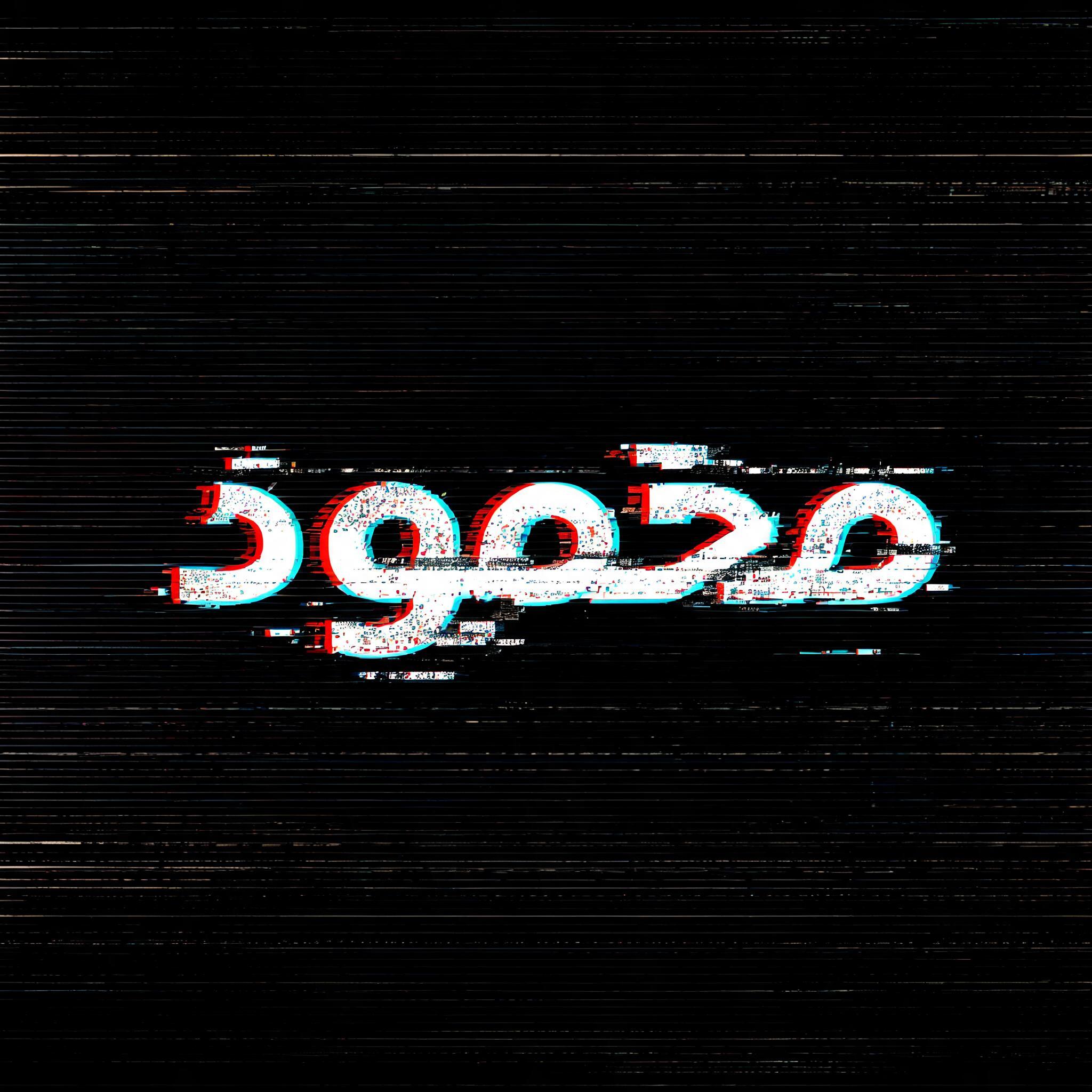 "محمود" — Glitch | AI Text Effect Generator