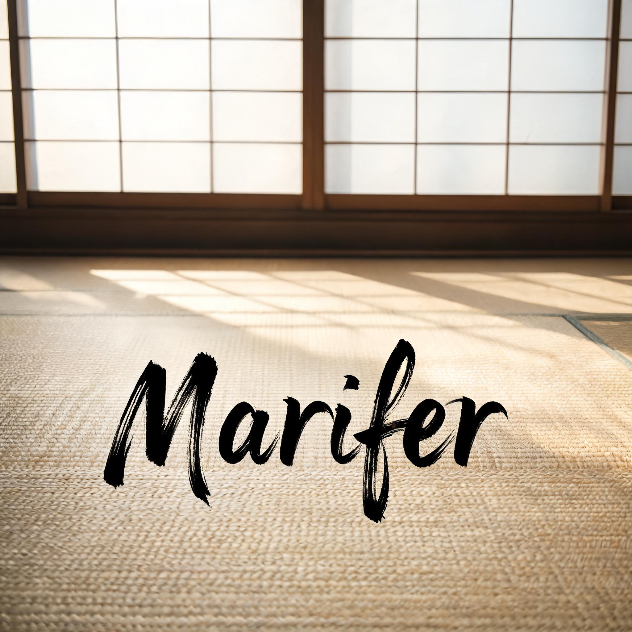 "Marifer" — Brush Japanese Ink | AI Text Effect Generator