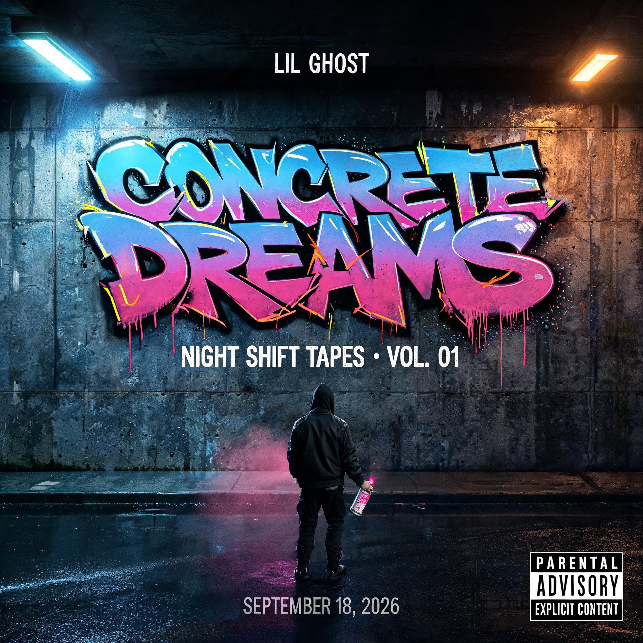 "CONCRETE DREAMS" — Graffiti | AI Text Effect Generator