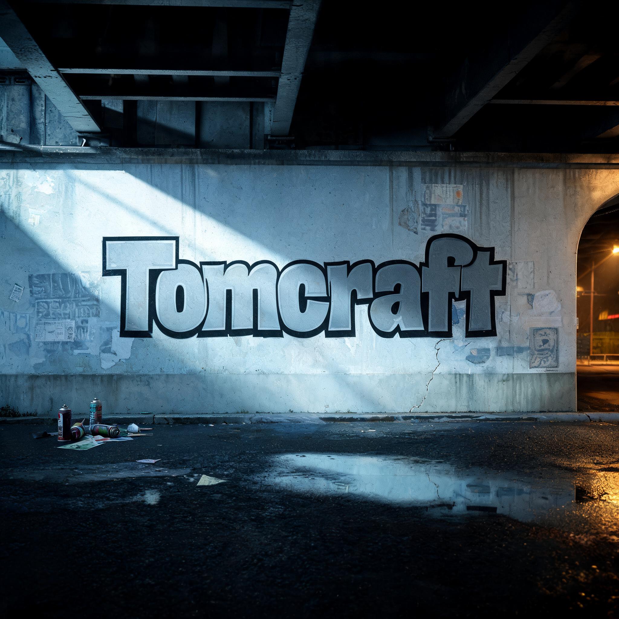 "Tomcraft" —  | AI Text Effect Generator