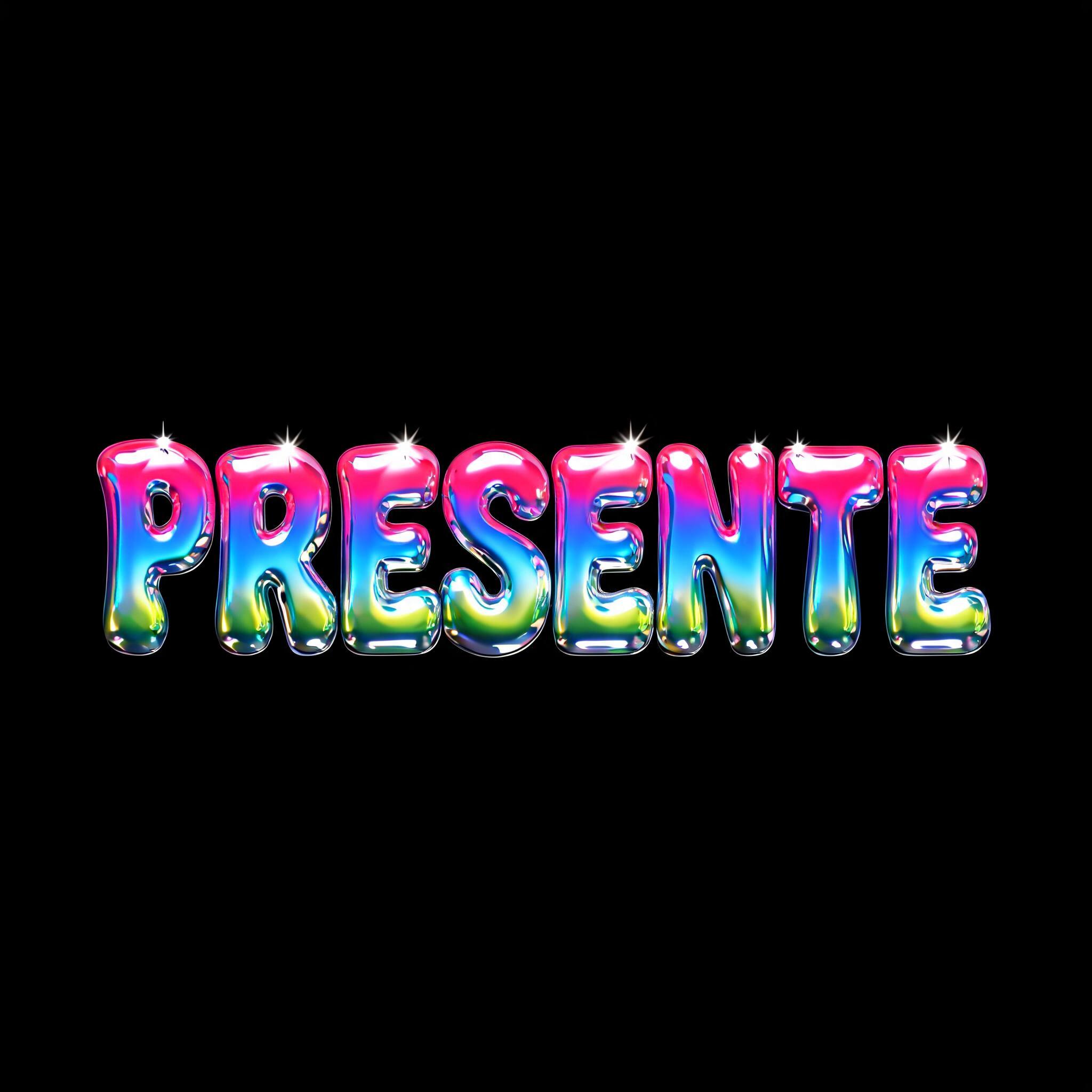 "PRESENTE" — Y2k | AI Text Effect Generator