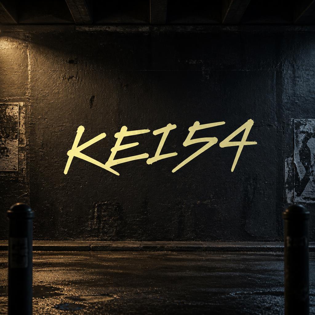 "KEI54" —  | AI Text Effect Generator