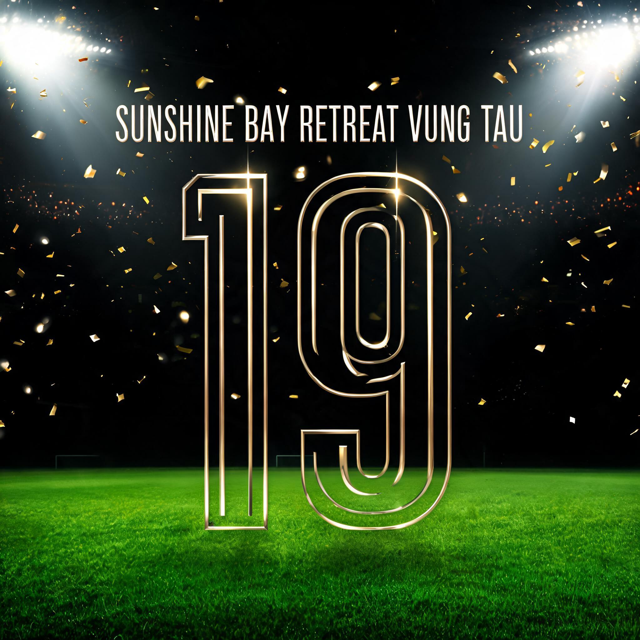 "SUNSHINE BAY RETREAT VUNG TAU
19" — Sports Football | AI Text Effect Generator