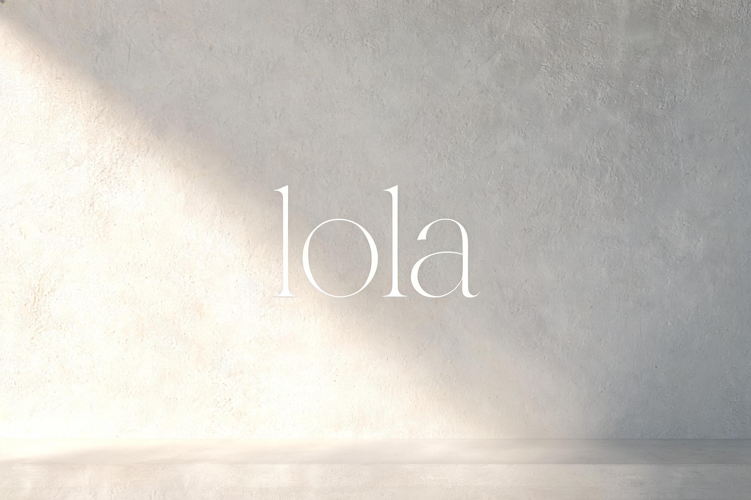 "lola" —  | AI Text Effect Generator